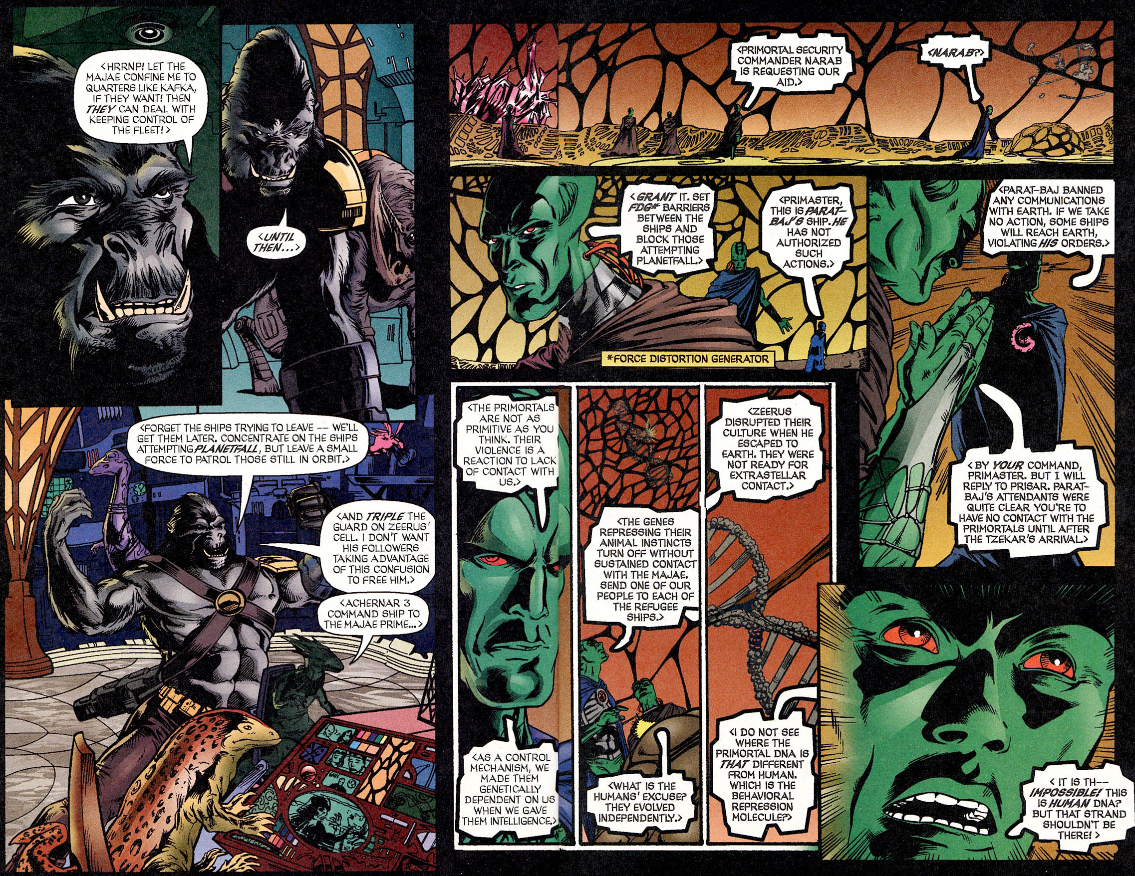 Read online Leonard Nimoy's Primortals (1996) comic -  Issue #6 - 10