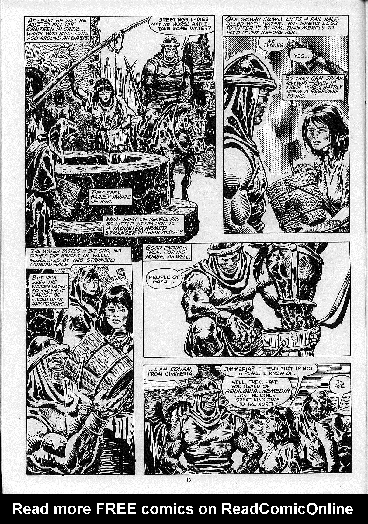 Read online The Savage Sword Of Conan comic -  Issue #204 - 20