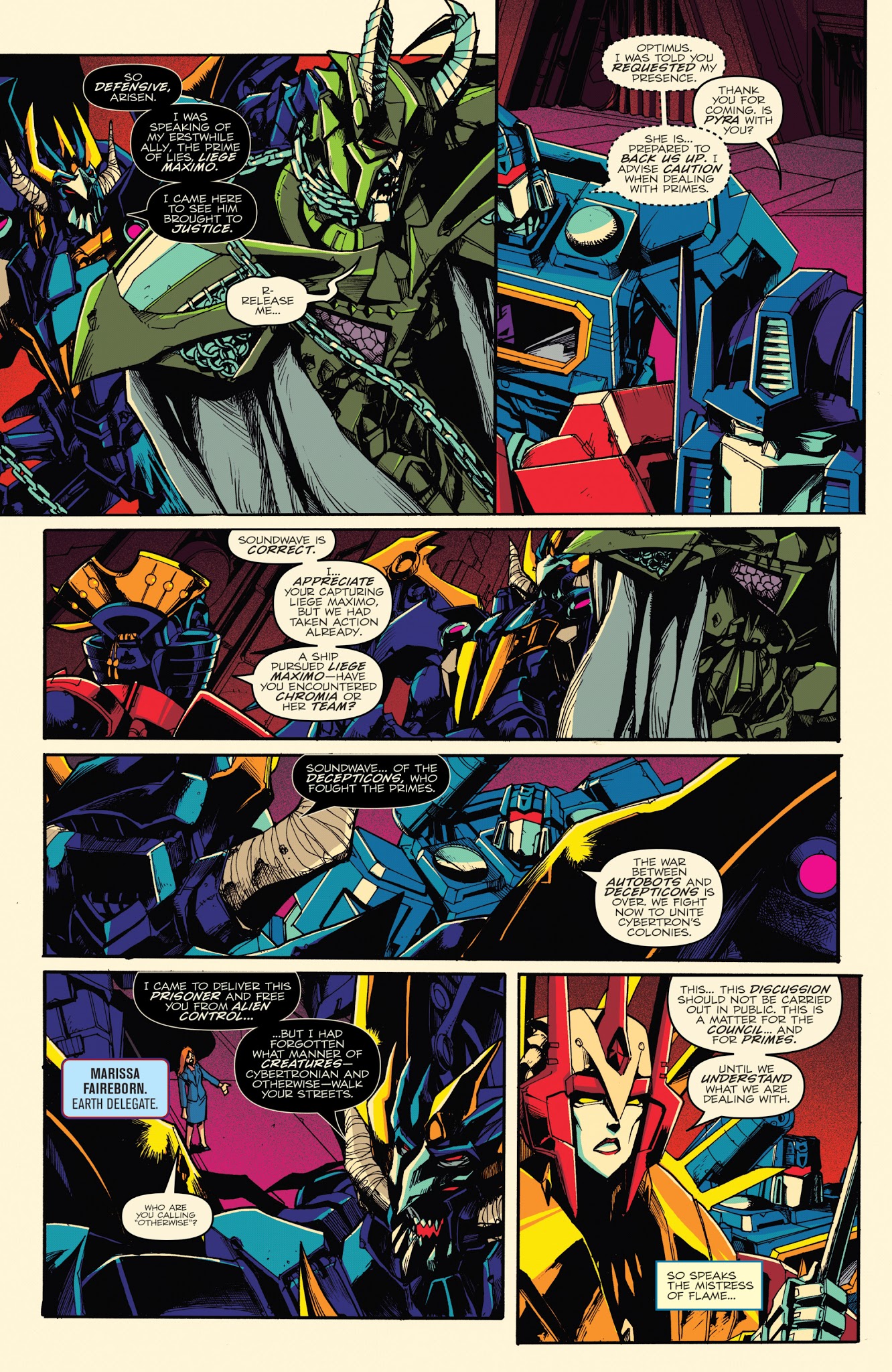 Read online Optimus Prime comic -  Issue #16 - 12