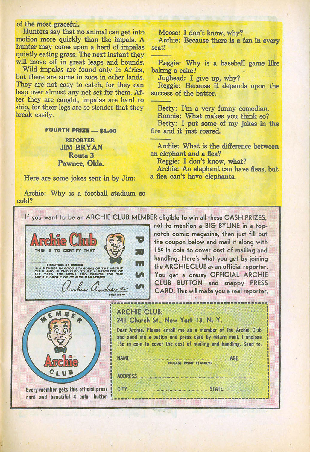 Read online Archie's Joke Book Magazine comic -  Issue #69 - 27