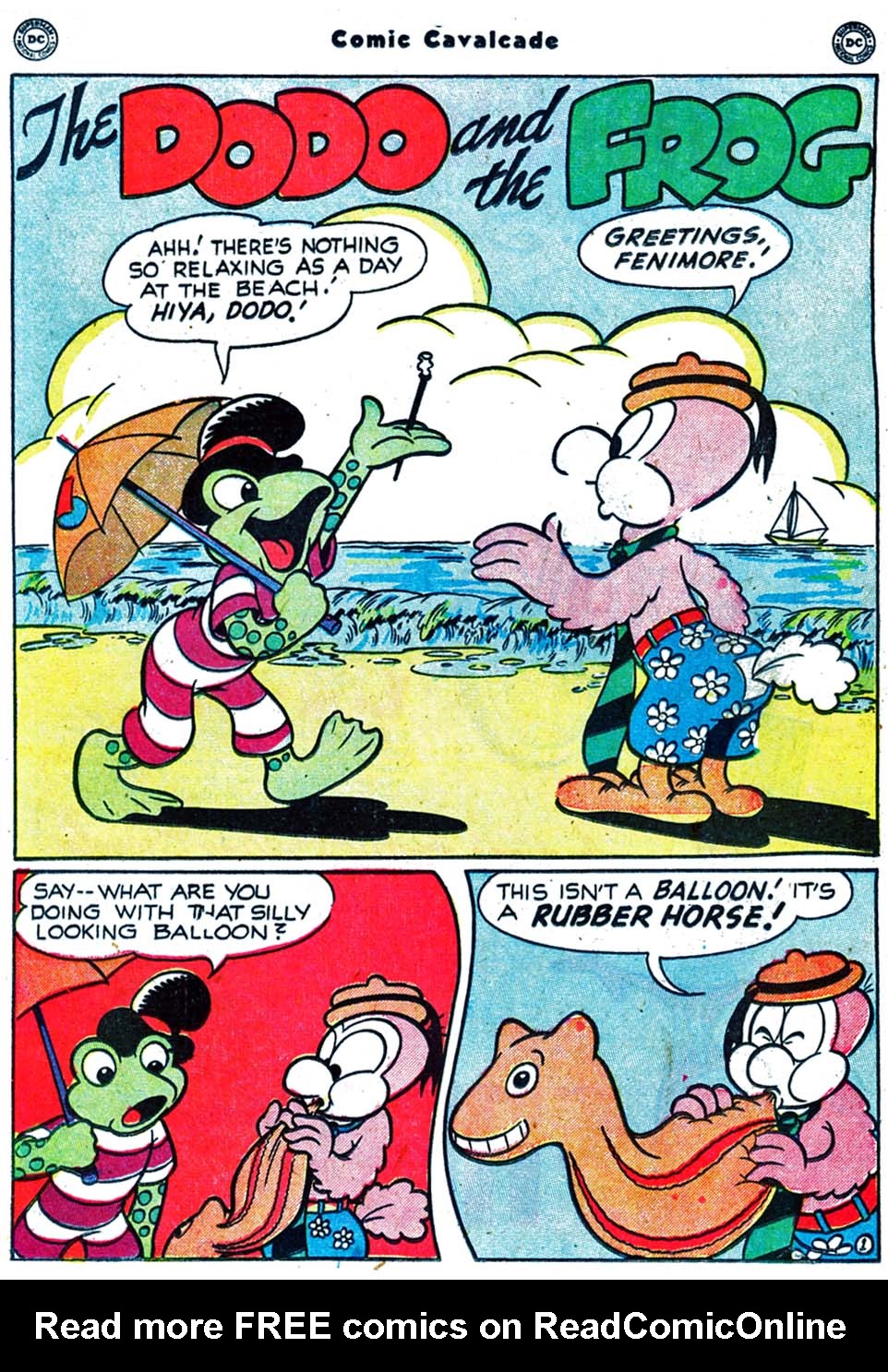 Read online Comic Cavalcade comic -  Issue #39 - 36