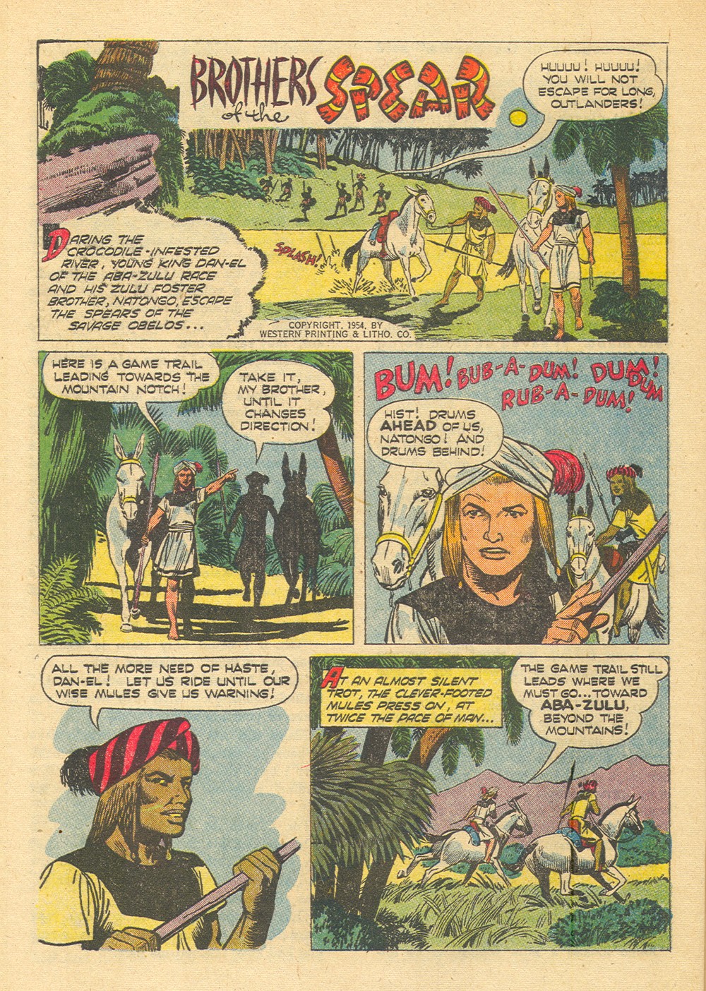 Read online Tarzan (1948) comic -  Issue #65 - 28