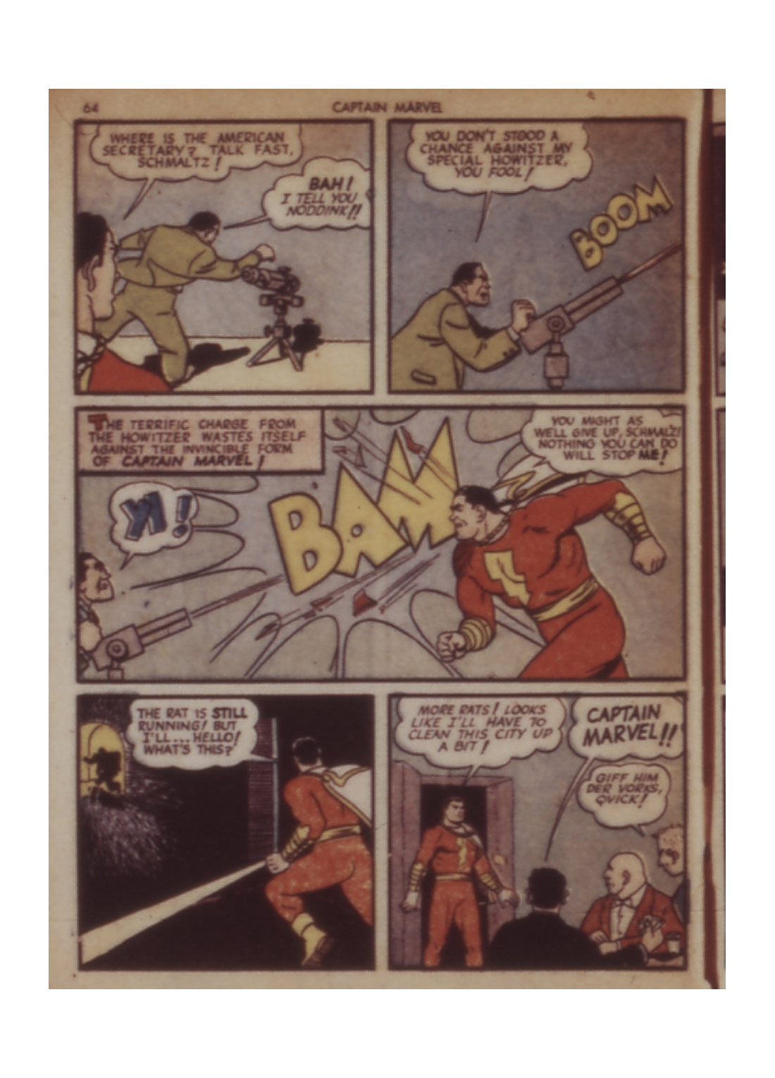 Read online Captain Marvel Adventures comic -  Issue #16 - 64