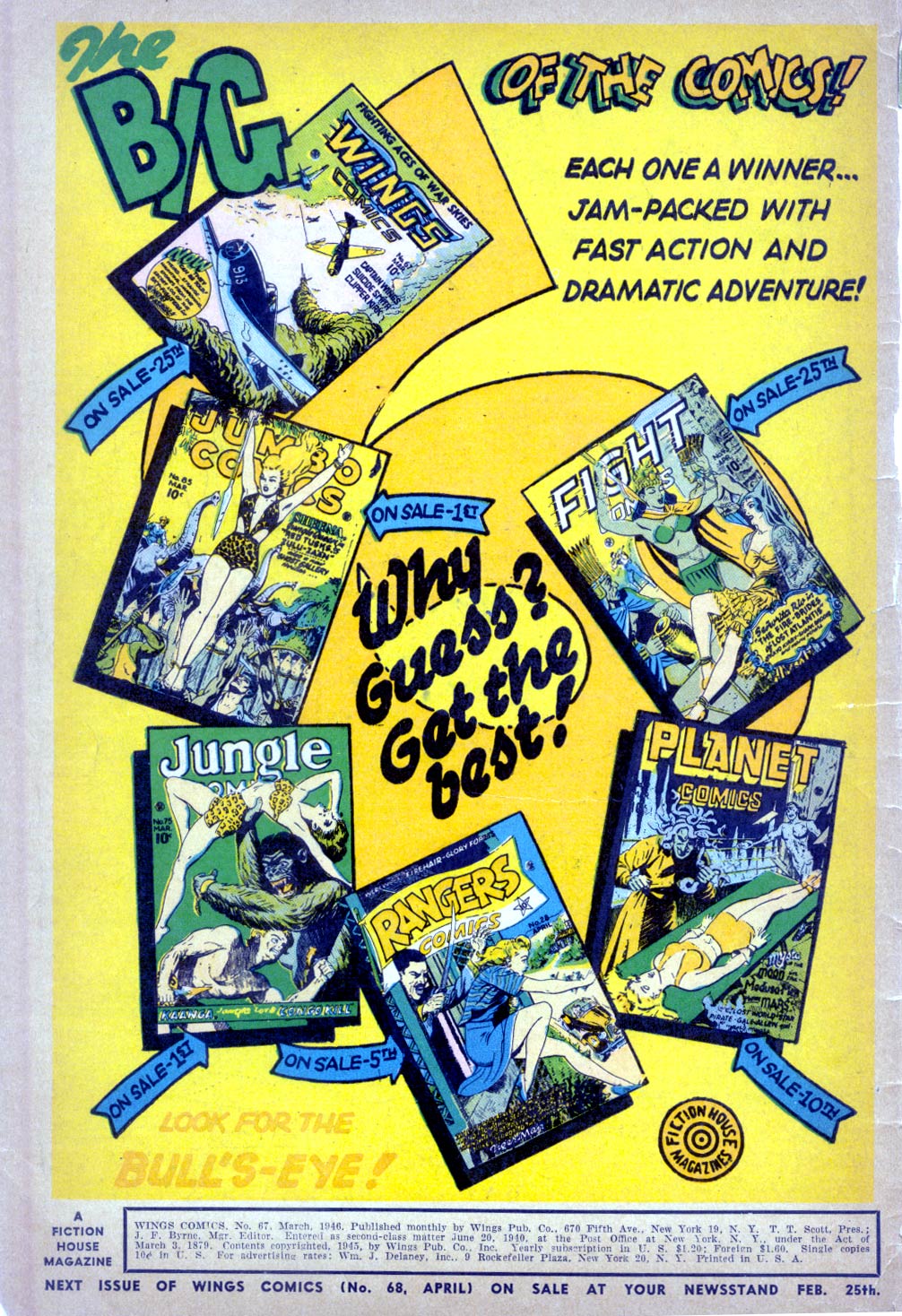 Read online Wings Comics comic -  Issue #67 - 2