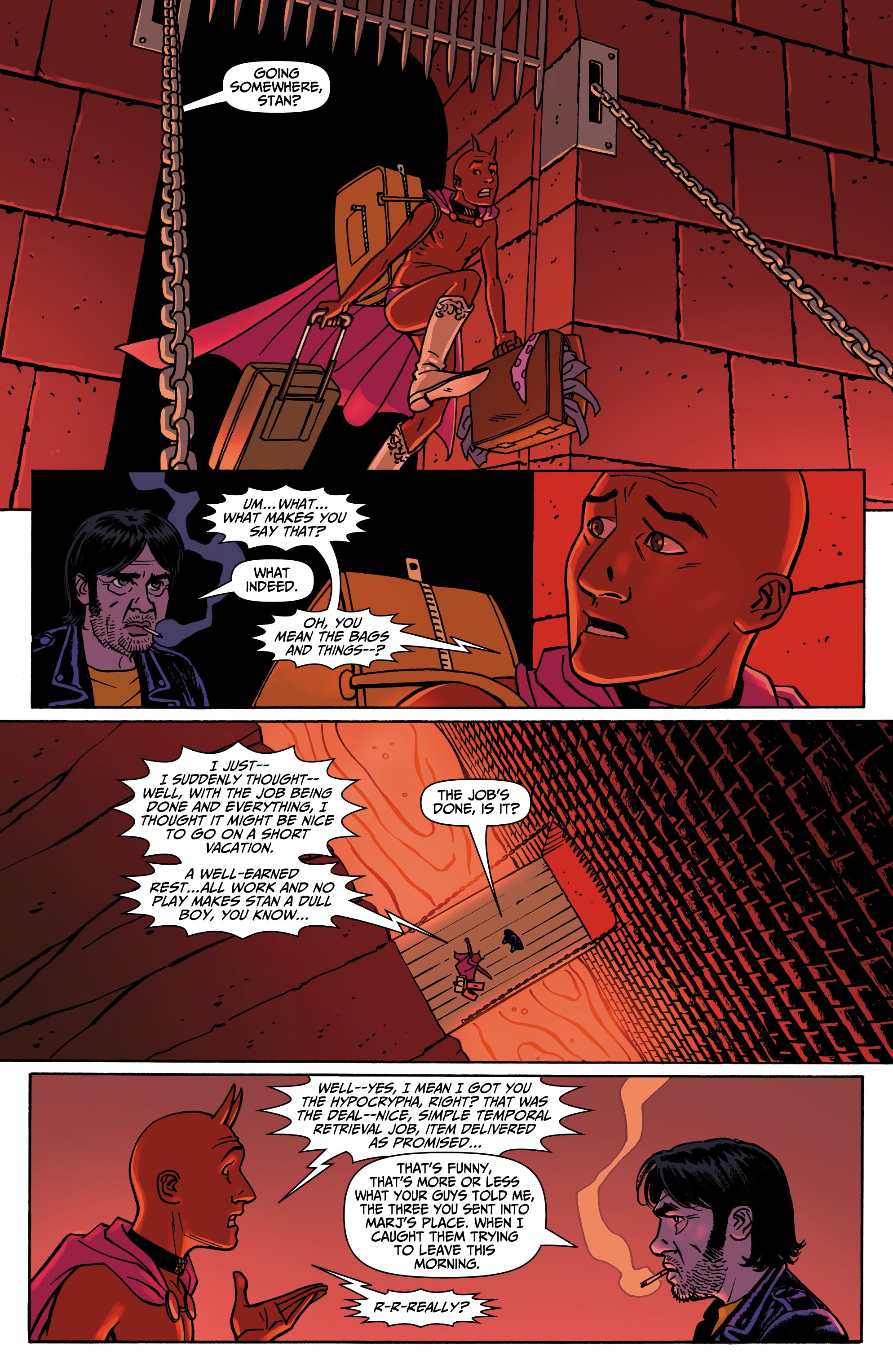 Read online Marjorie Finnegan, Temporal Criminal comic -  Issue #6 - 7