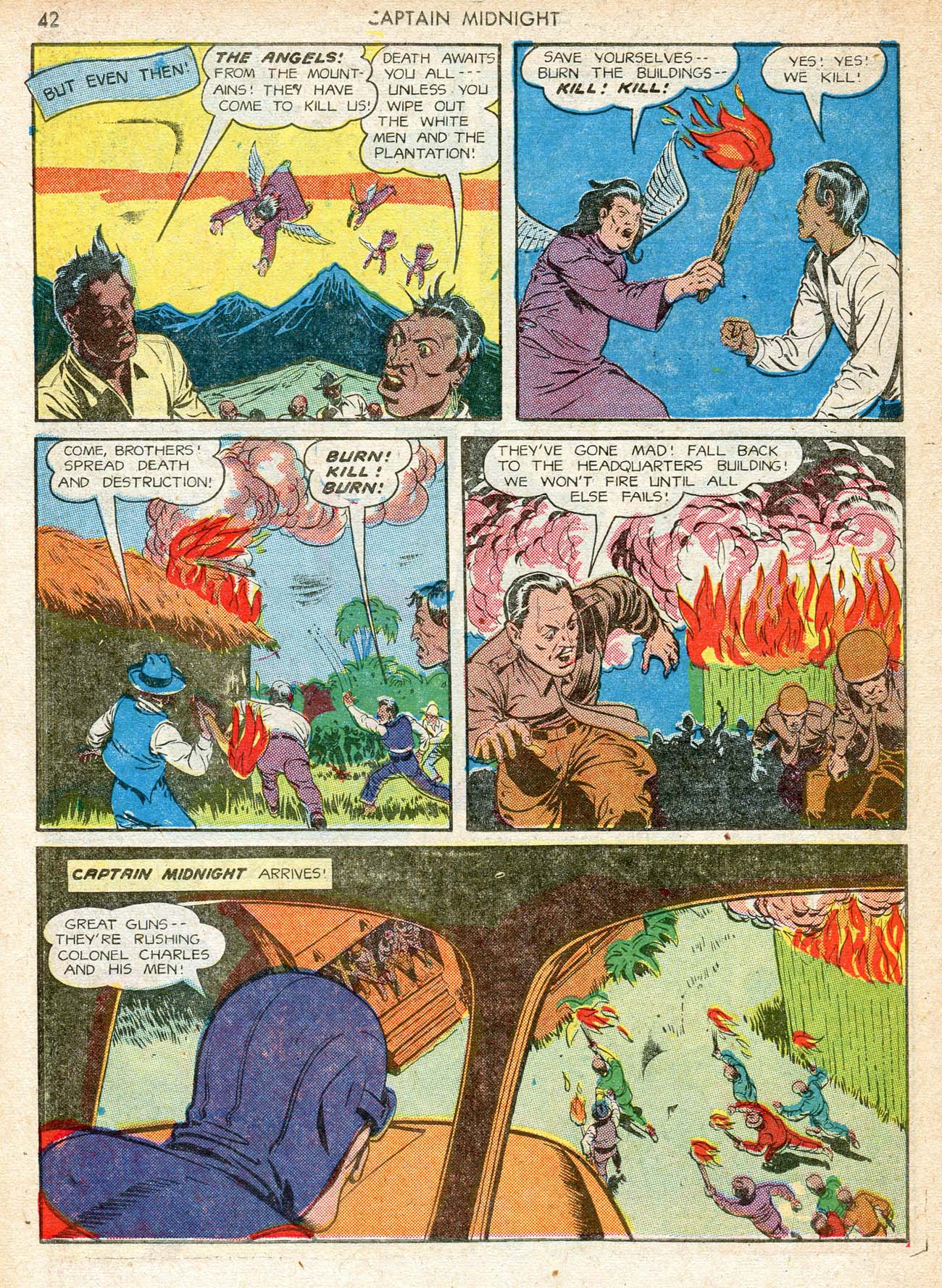 Read online Captain Midnight (1942) comic -  Issue #12 - 42