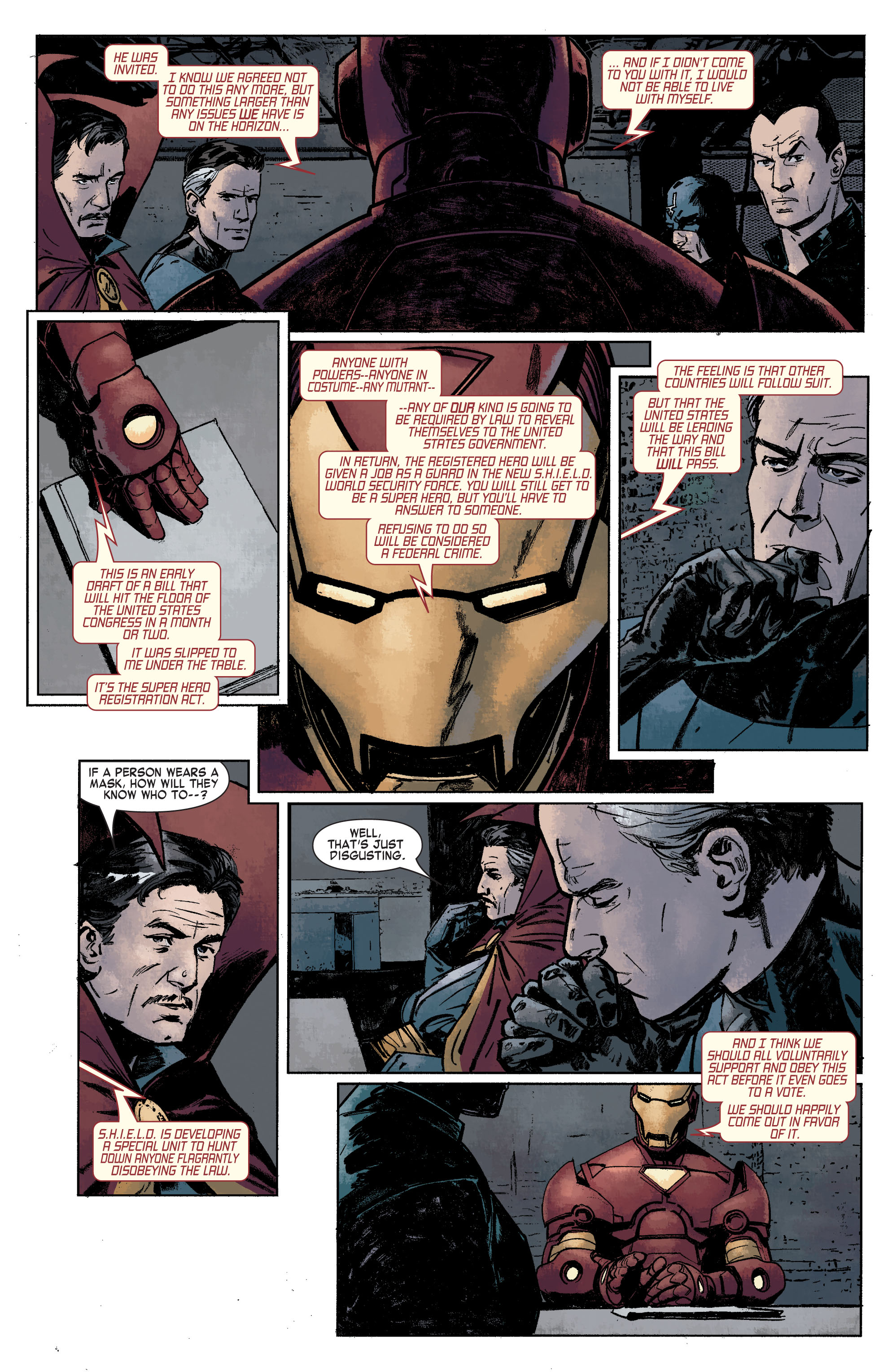 Read online Civil War: The Road to Civil War comic -  Issue # Full - 108