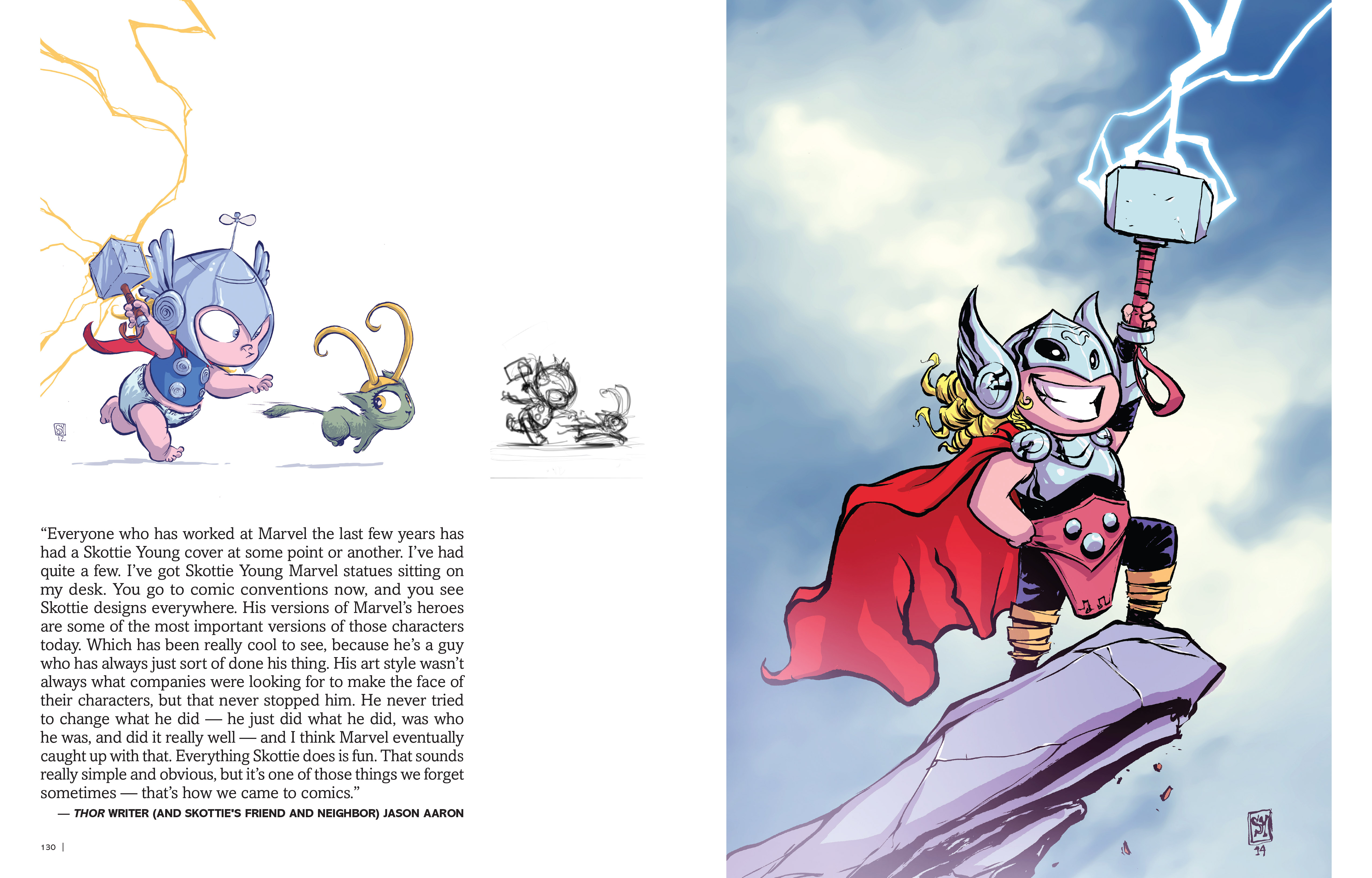 Read online The Marvel Art of Skottie Young comic -  Issue # TPB - 67