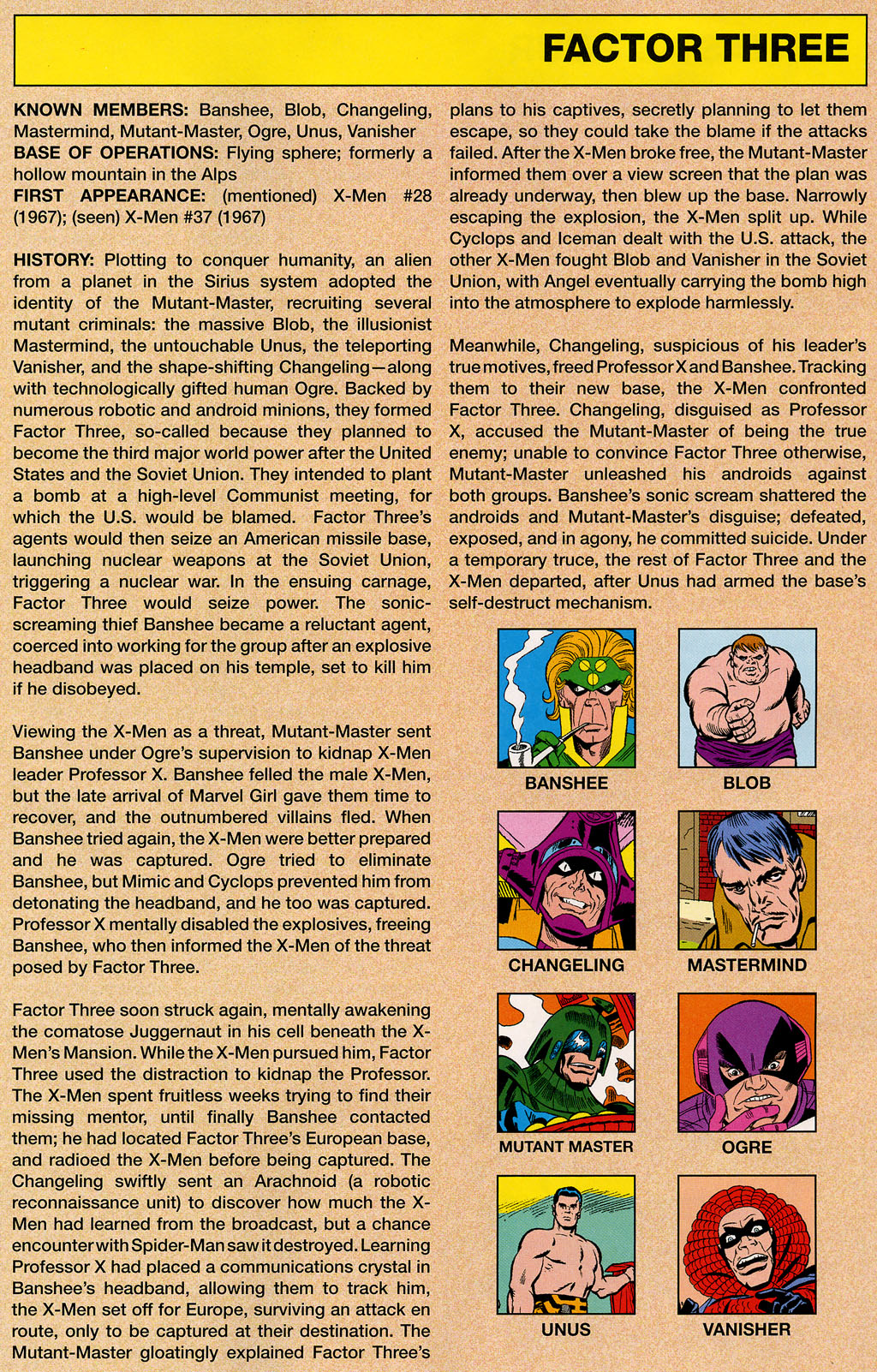 Read online The Marvel Legacy:  The 1960s-1990s Handbook comic -  Issue # Full - 21