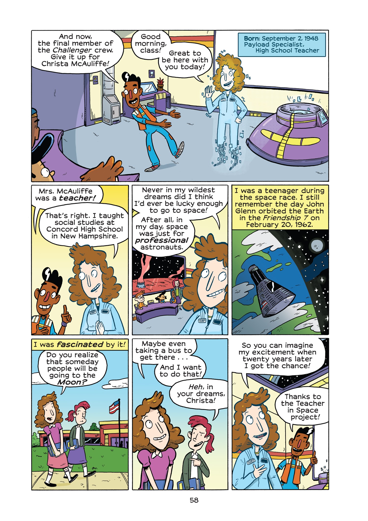 Read online History Comics comic -  Issue # The Challenger Disaster: Tragedy in the Skies - 64