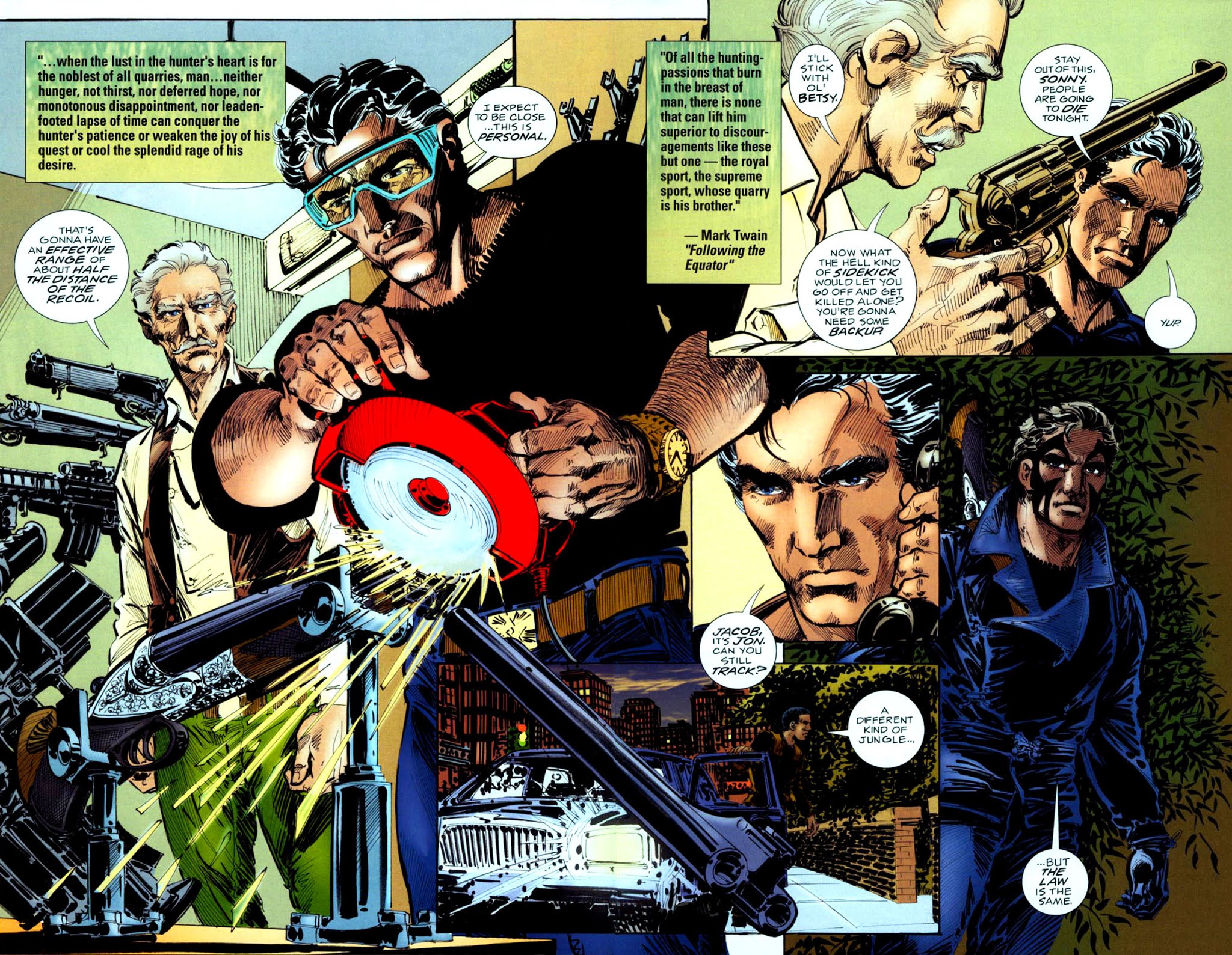 Read online Jon Sable, Freelance: Bloodtrail comic -  Issue #6 - 4