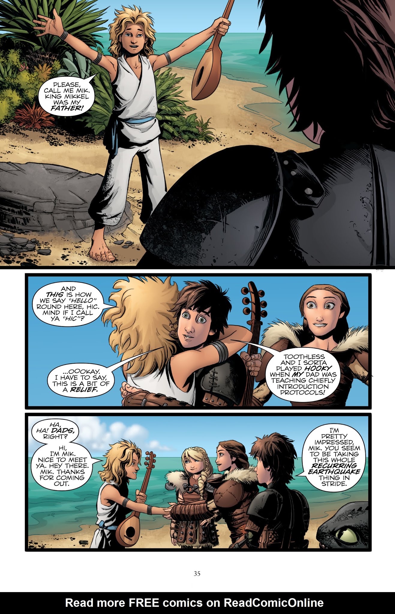 Read online How To Train Your Dragon: The Serpent's Heir comic -  Issue # TPB - 36