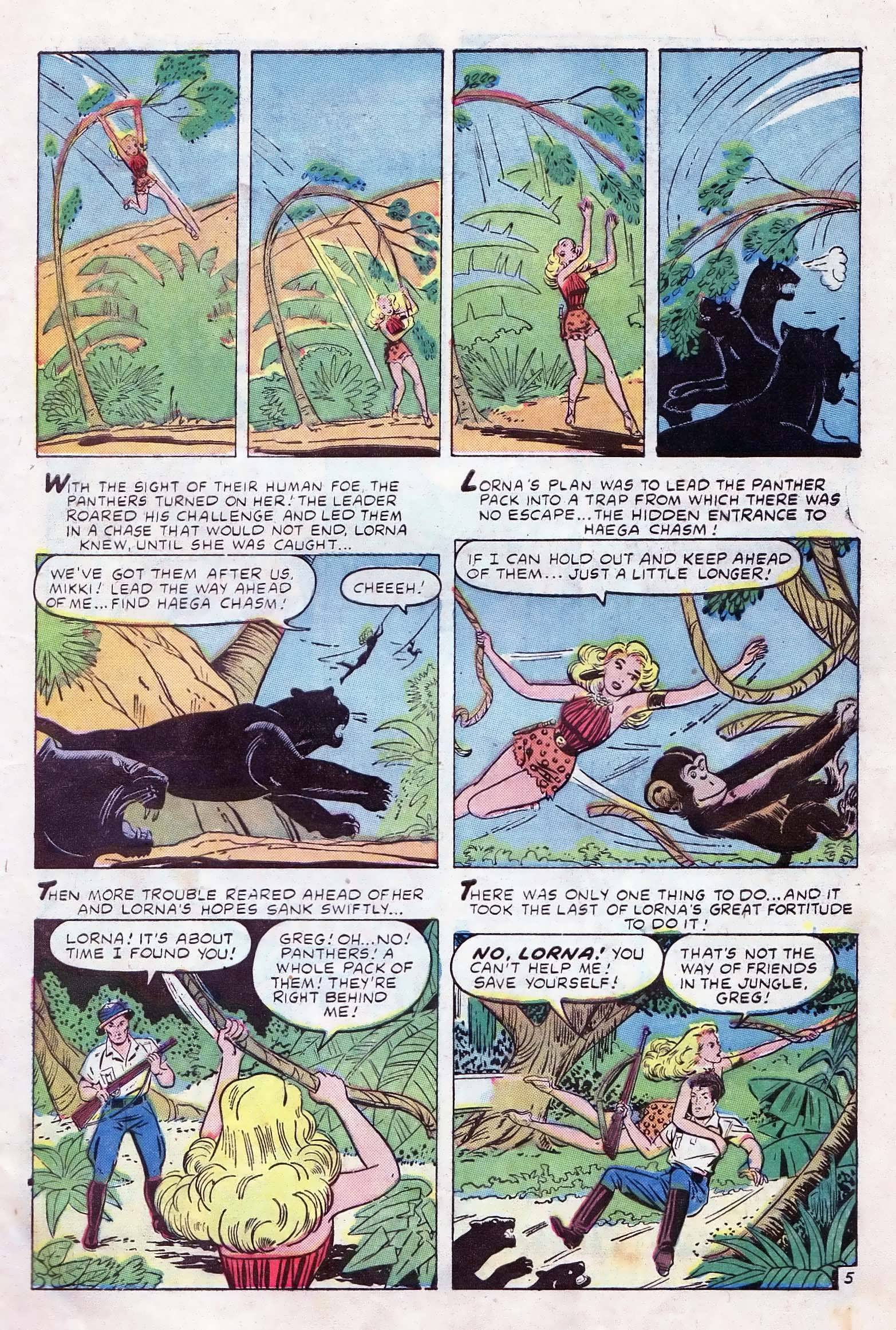 Read online Lorna, The Jungle Girl comic -  Issue #16 - 6