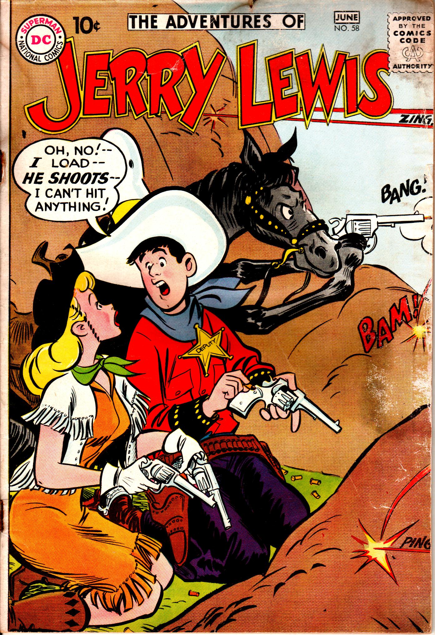 Read online The Adventures of Jerry Lewis comic -  Issue #58 - 1