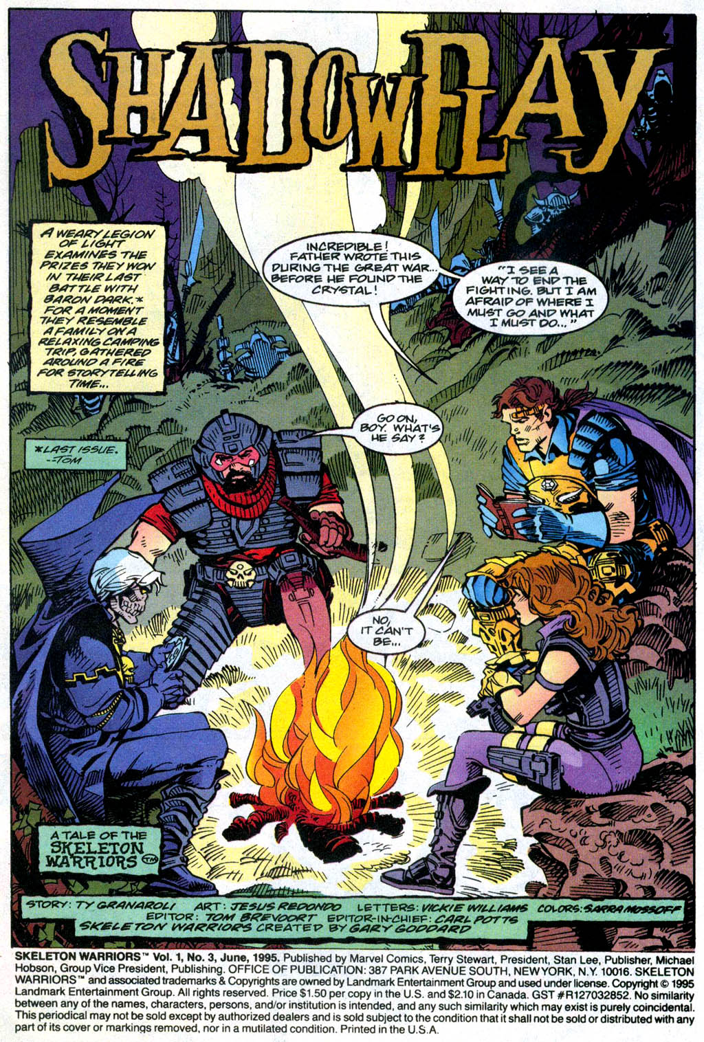 Read online Skeleton Warriors comic -  Issue #3 - 2