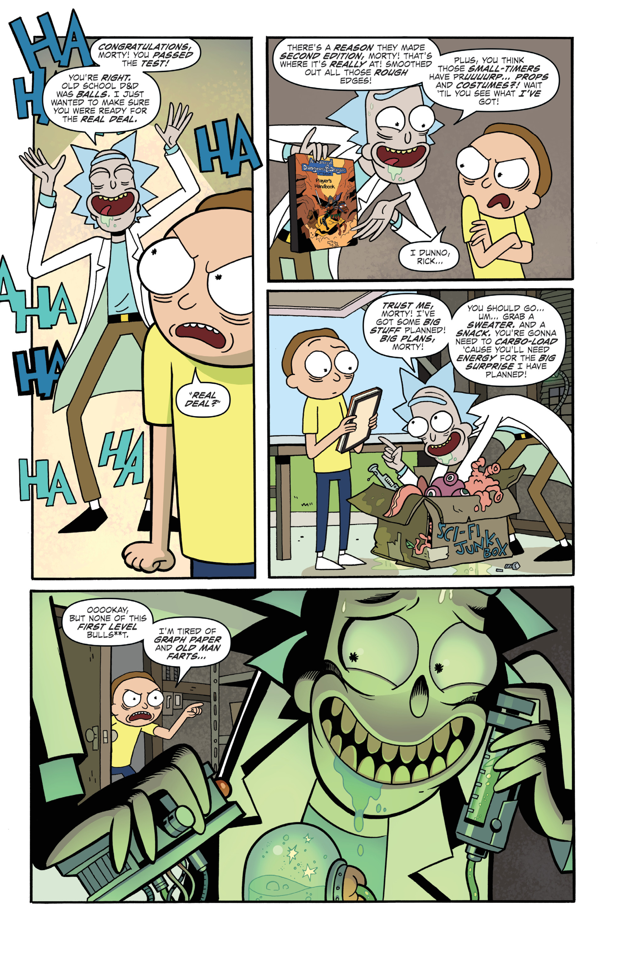 Read online Rick and Morty vs Dungeons & Dragons comic -  Issue # _TPB - 20