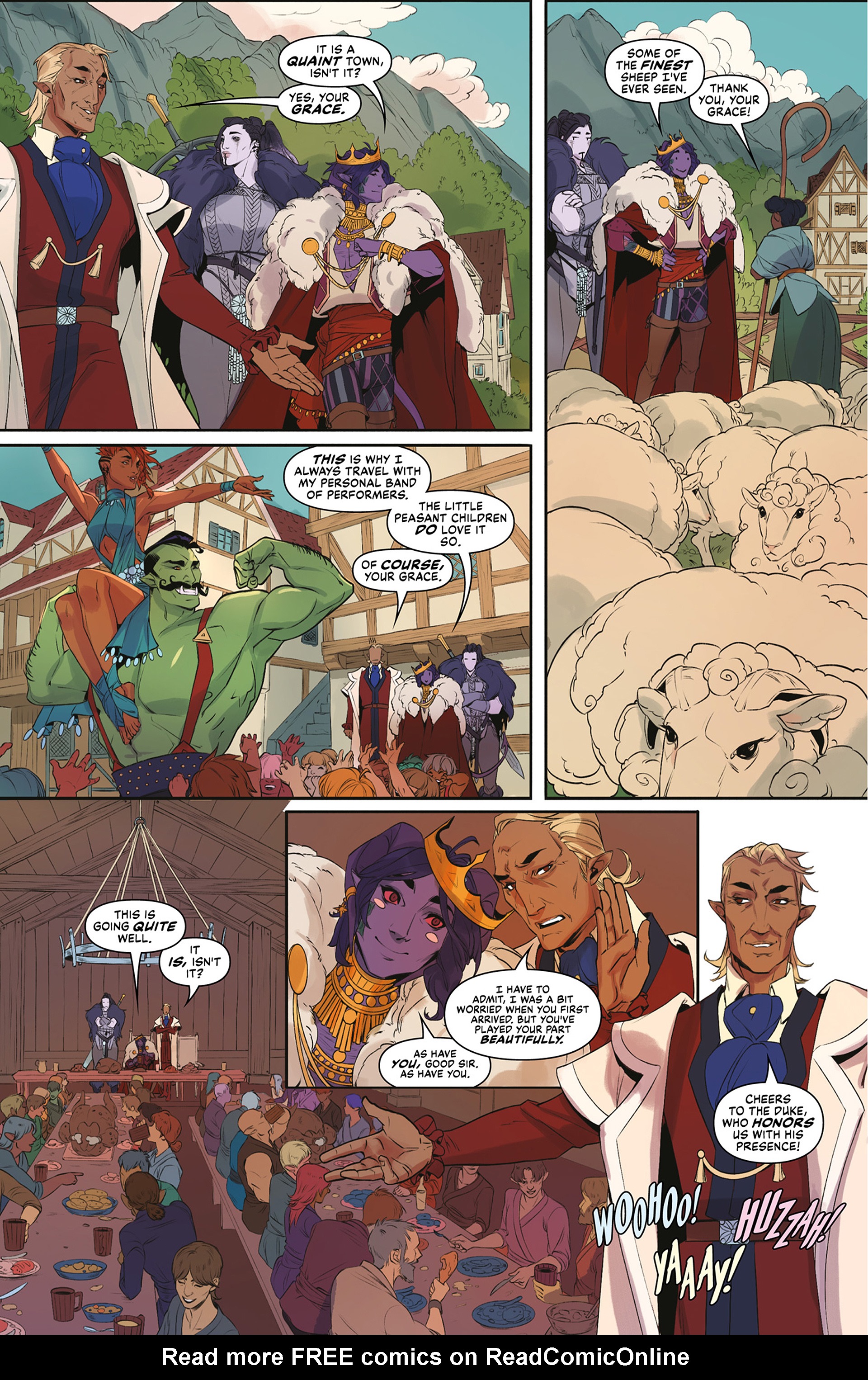 Read online Critical Role: The Mighty Nein Origins - Mollymauk Tealeaf comic -  Issue # Full - 48