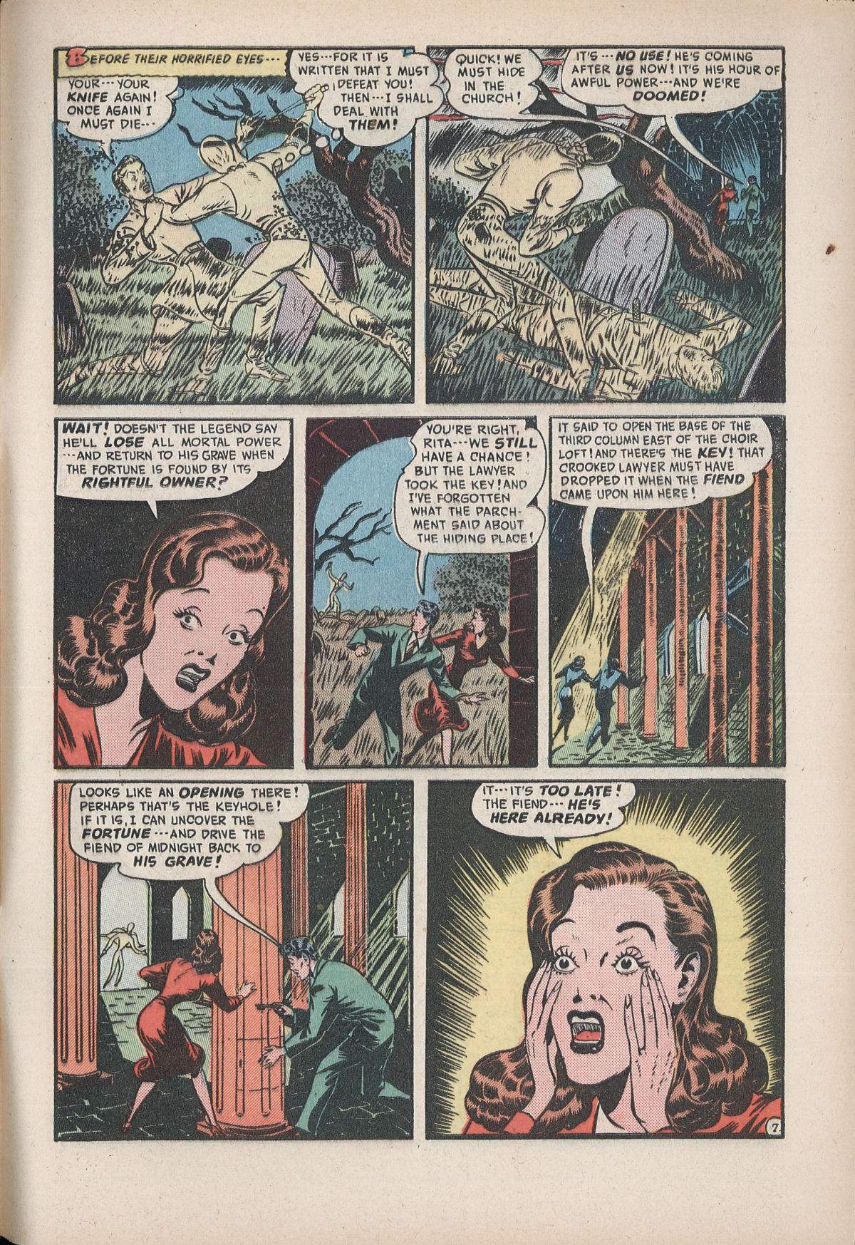 Read online Adventures Into The Unknown comic -  Issue #33 - 49
