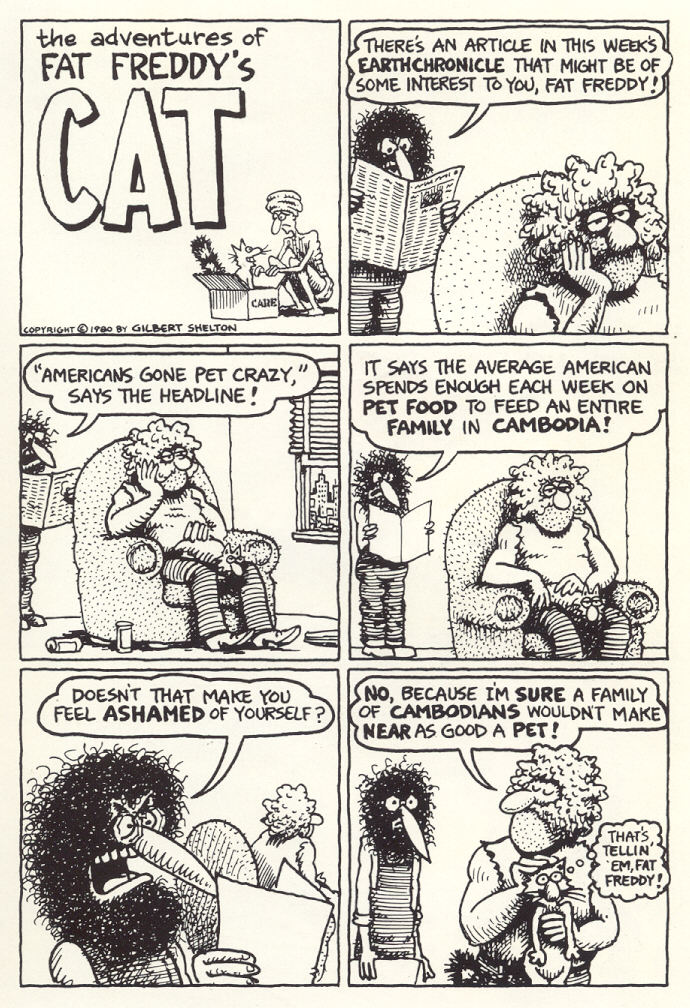 Read online Adventures of Fat Freddy's Cat comic -  Issue #5 - 51