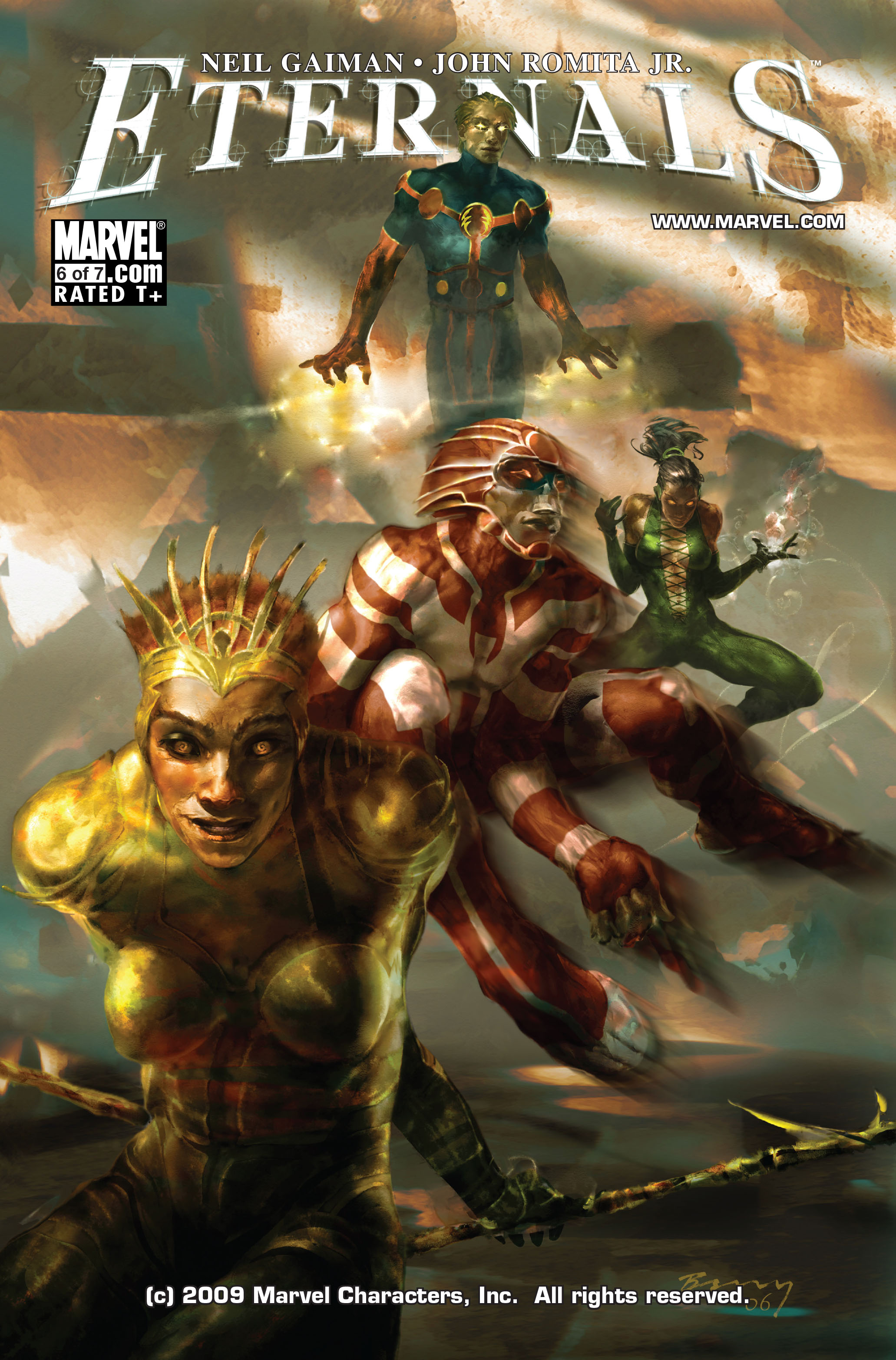 Read online Eternals (2006) comic -  Issue #6 - 1