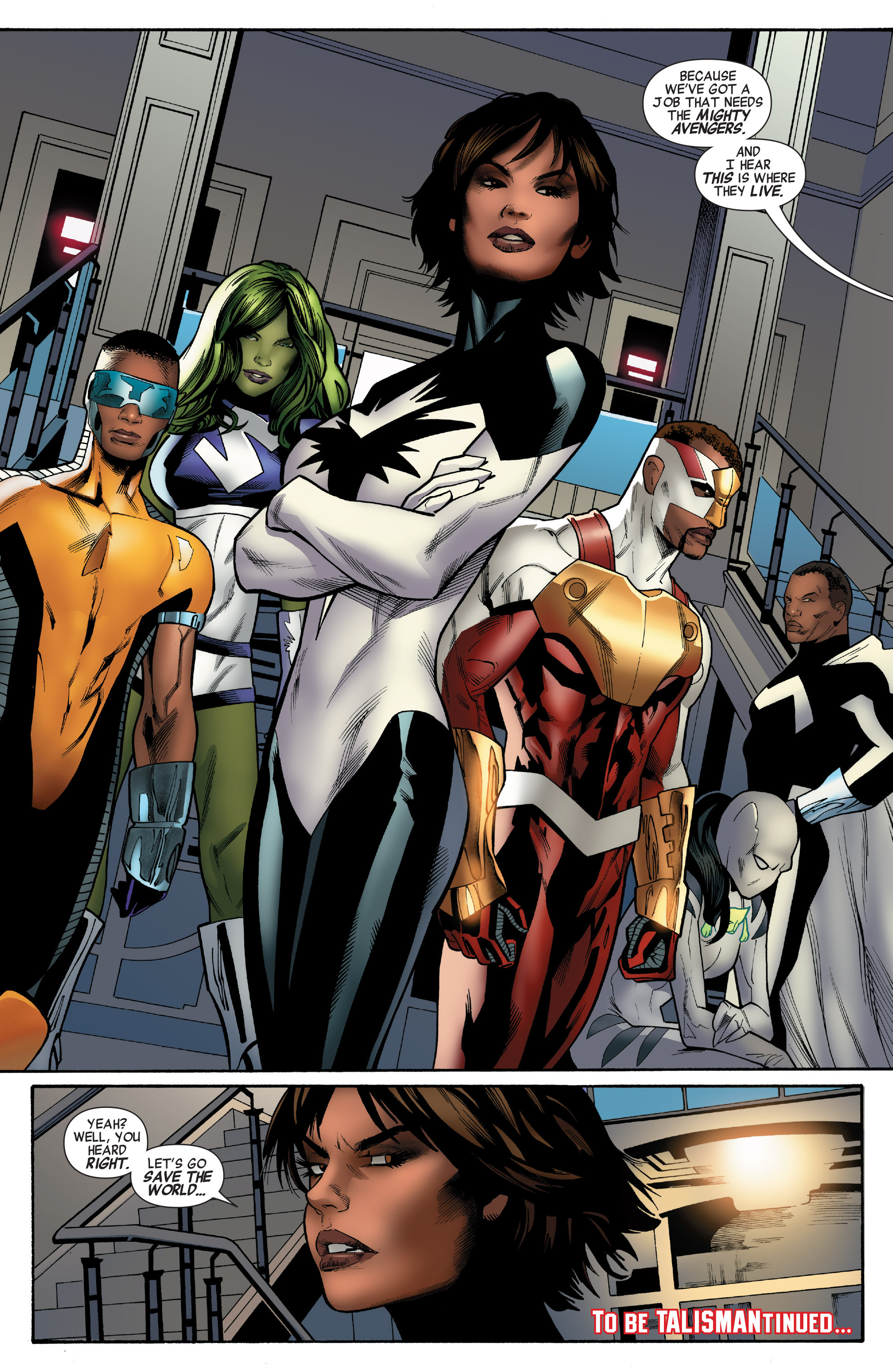 Read online Mighty Avengers comic -  Issue #12 - 22