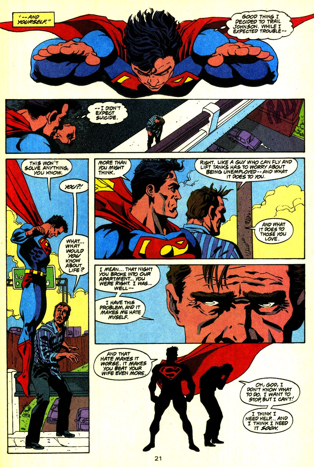 Read online Superman (1987) comic -  Issue #72 - 22