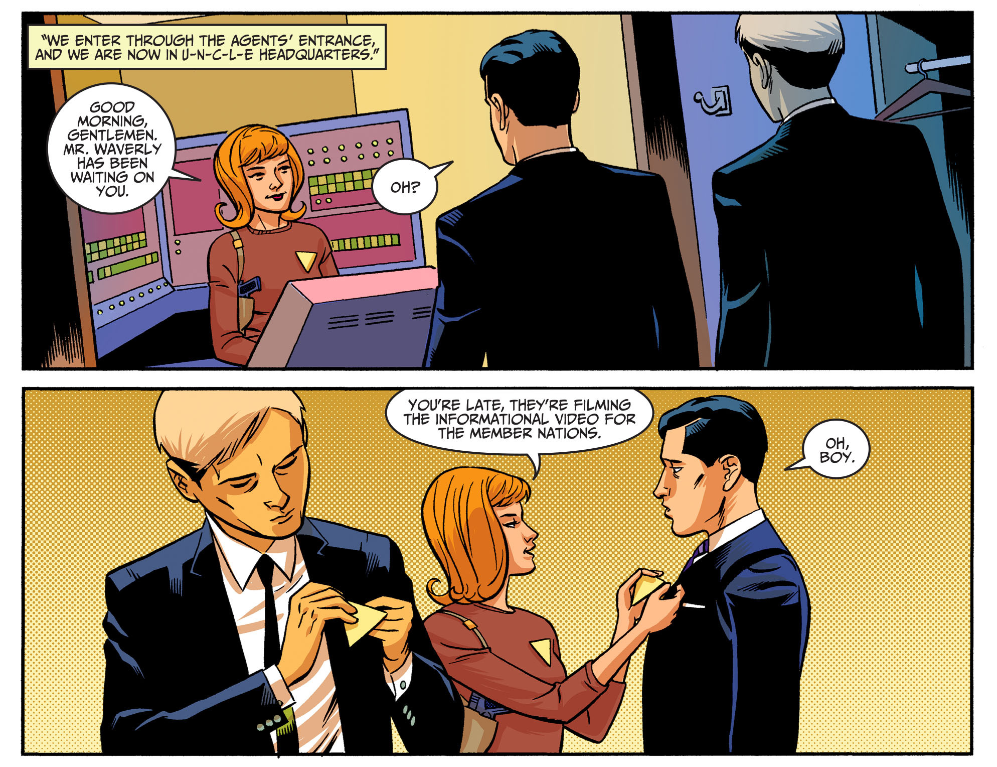 Read online Batman '66 Meets the Man from U.N.C.L.E. comic -  Issue #3 - 9