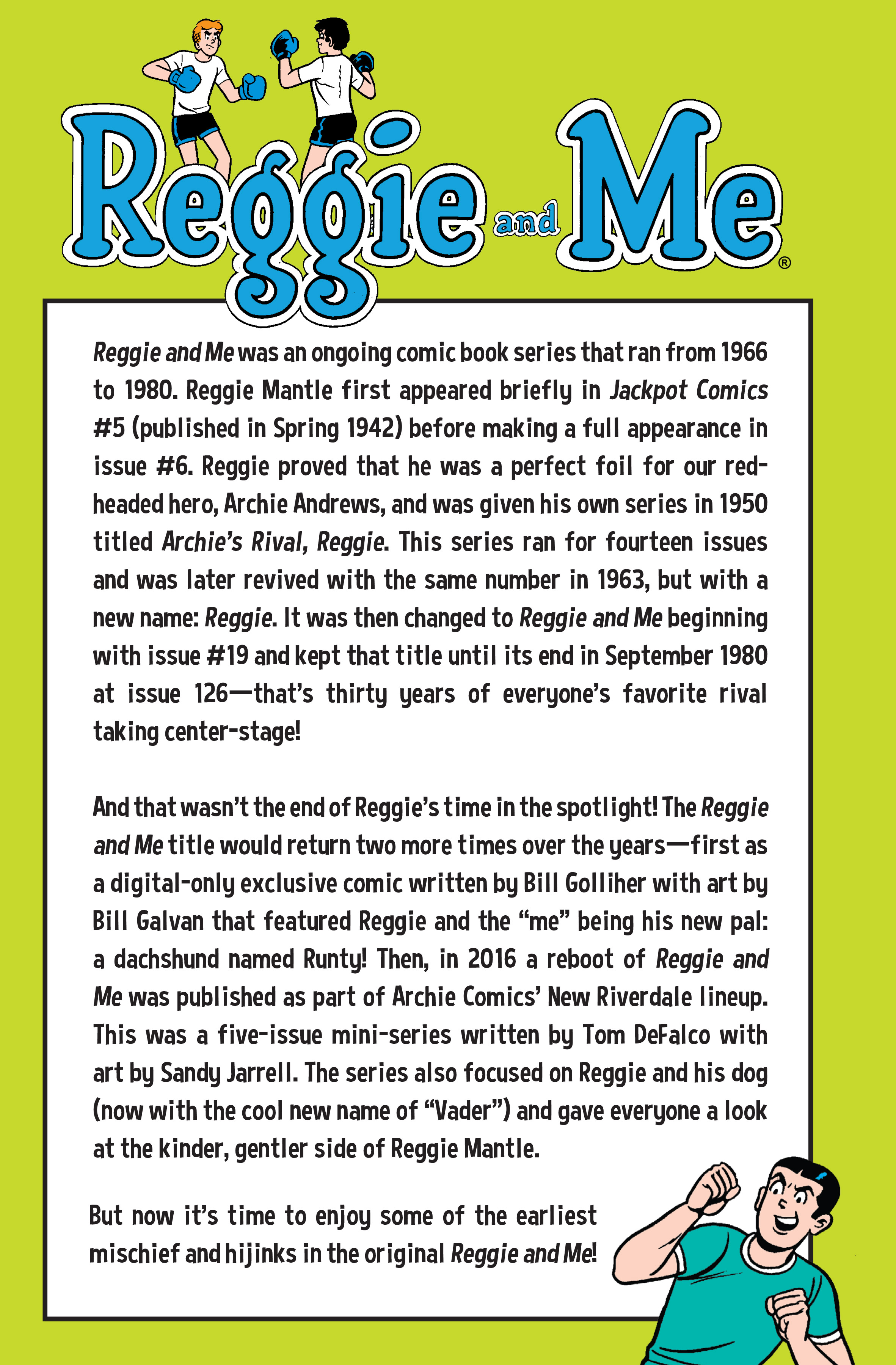 Read online Reggie and Me (2019) comic -  Issue # TPB (Part 1) - 10