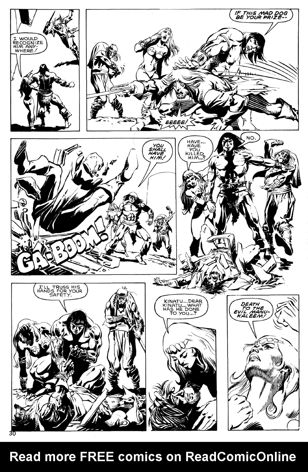 Read online The Savage Sword Of Conan comic -  Issue #120 - 31