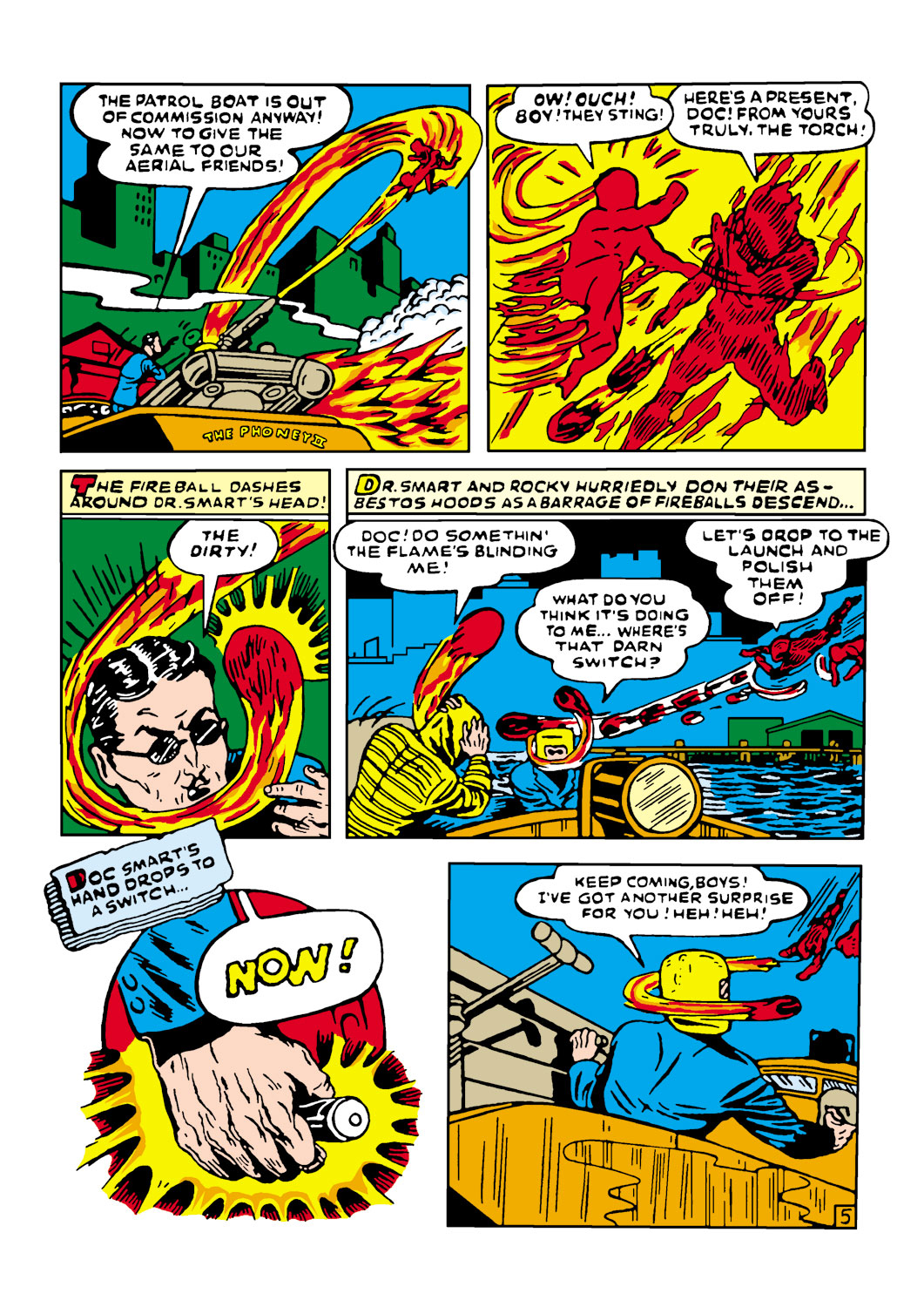 Read online The Human Torch (1940) comic -  Issue #5a - 29