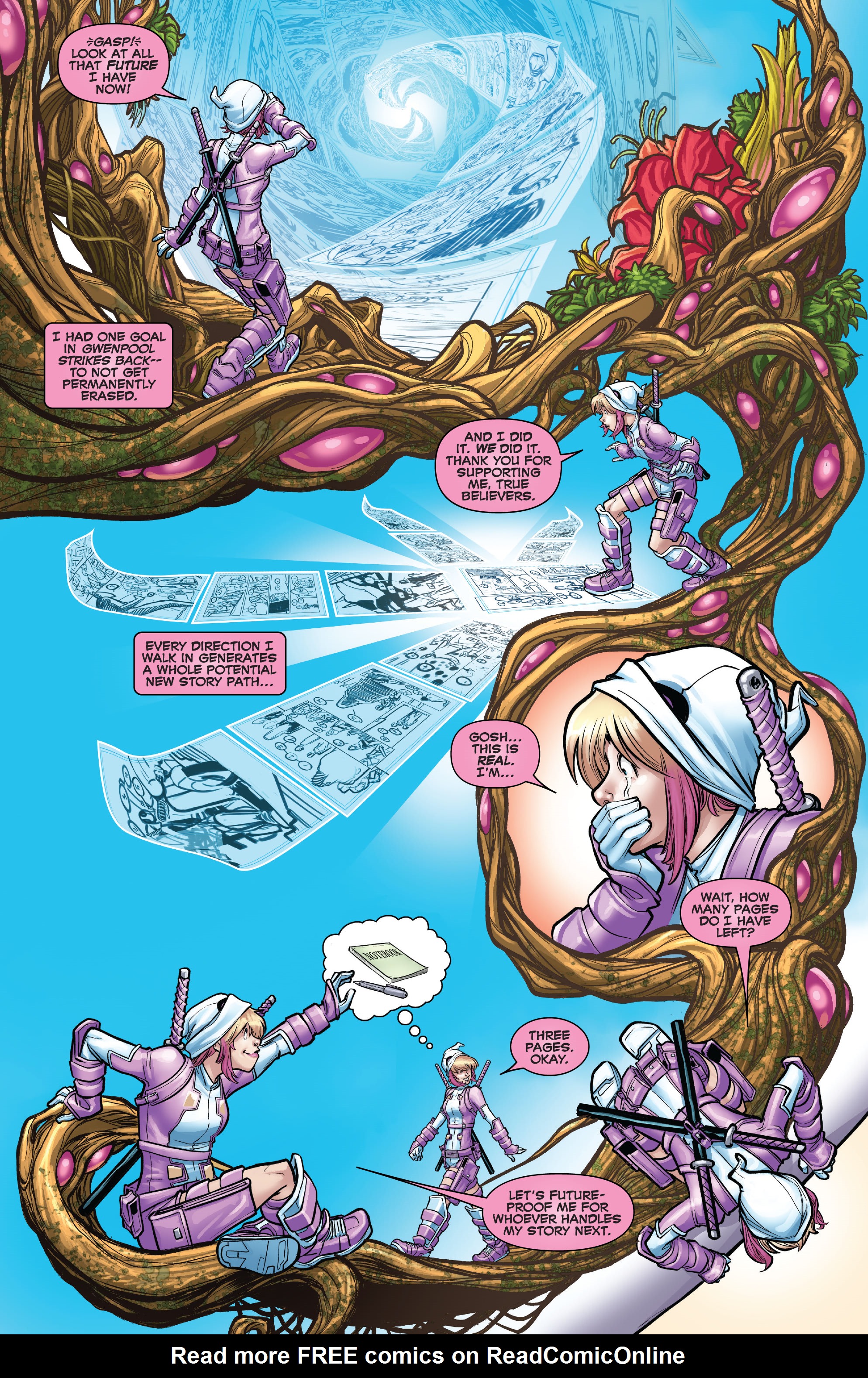 Read online Gwenpool Strikes Back comic -  Issue # _TPB - 108