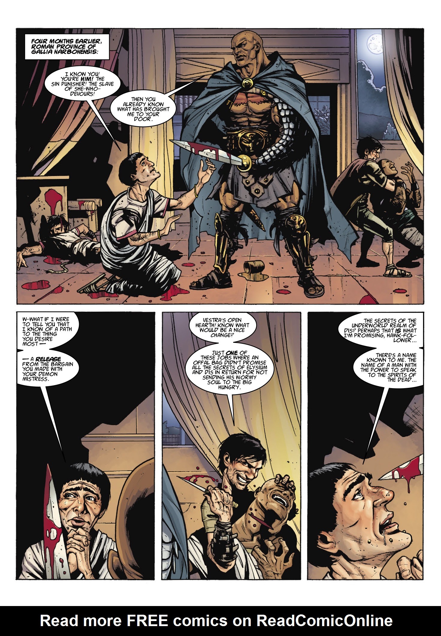 Read online Aquila: The Burning Fields comic -  Issue # TPB - 22