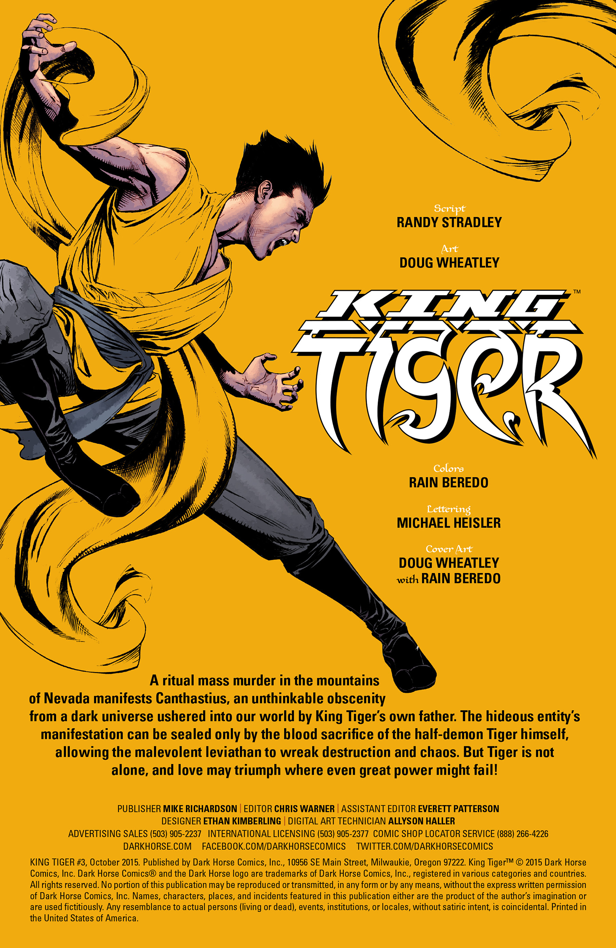 Read online King Tiger comic -  Issue #3 - 2