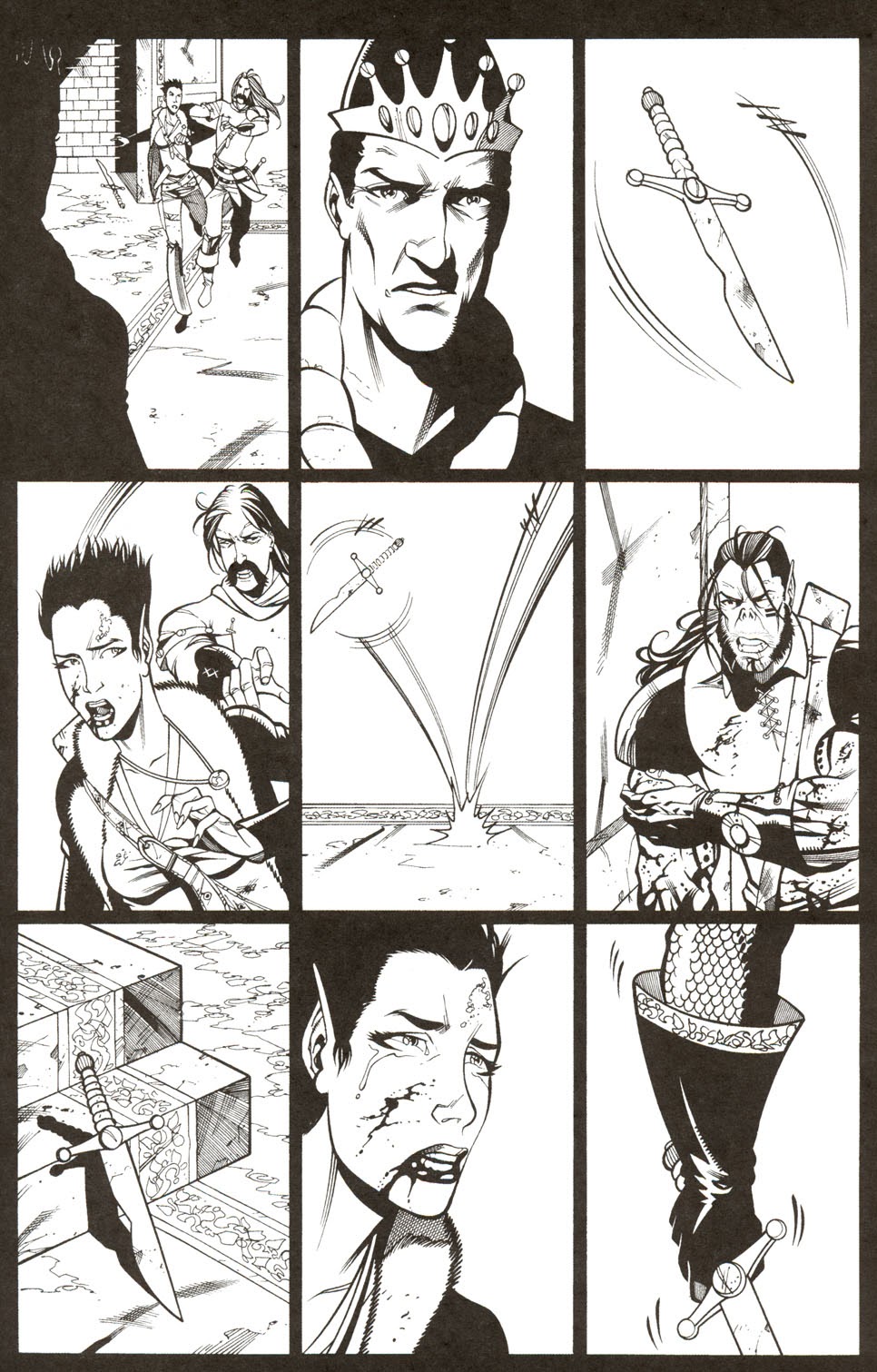 Read online Dungeons & Dragons: Black & White comic -  Issue #6 - 19