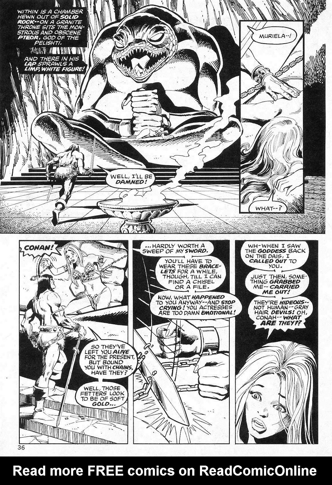 The Savage Sword Of Conan issue 25 - Page 36