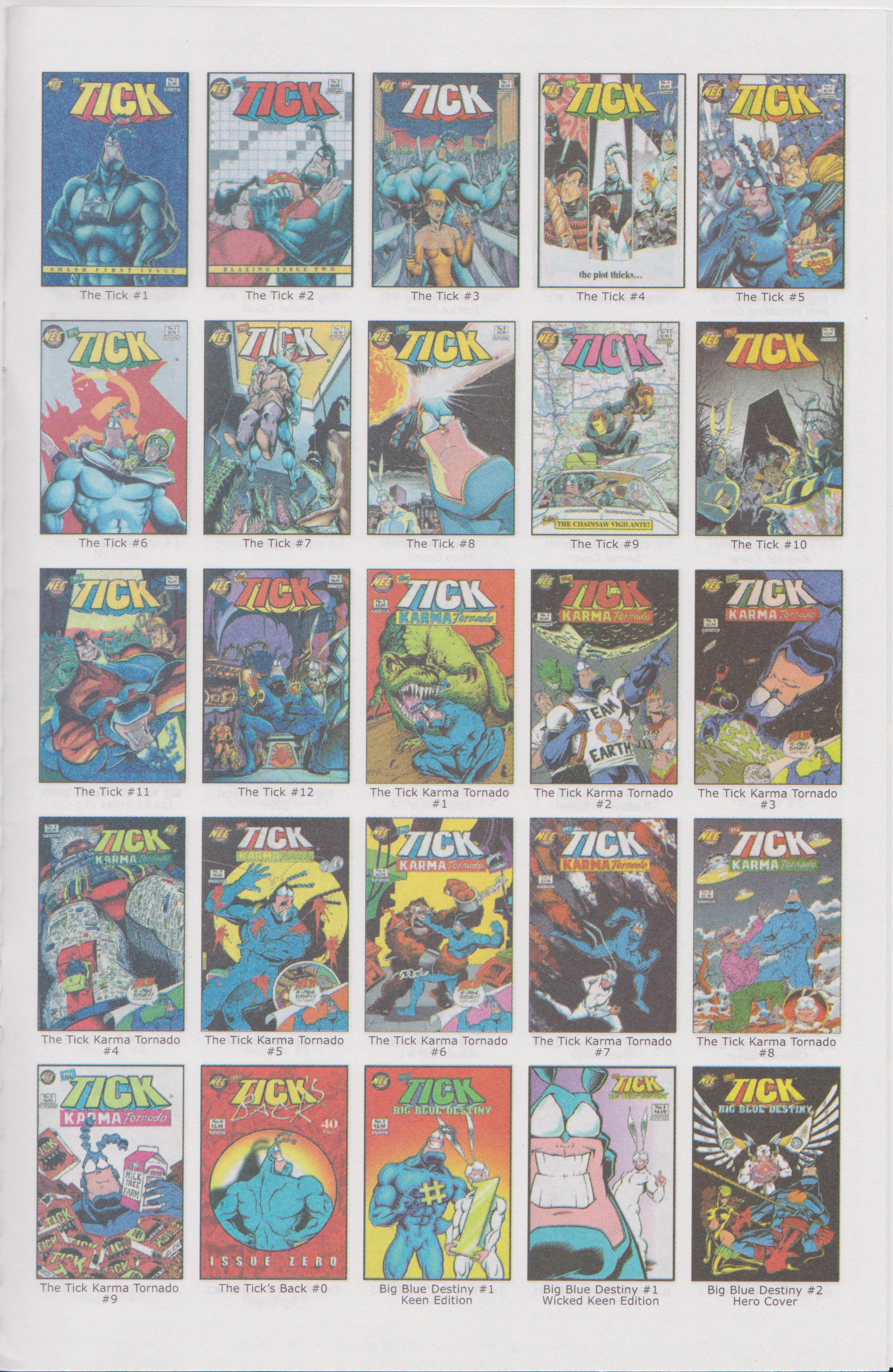 Read online The Tick Color comic -  Issue #1 - 31