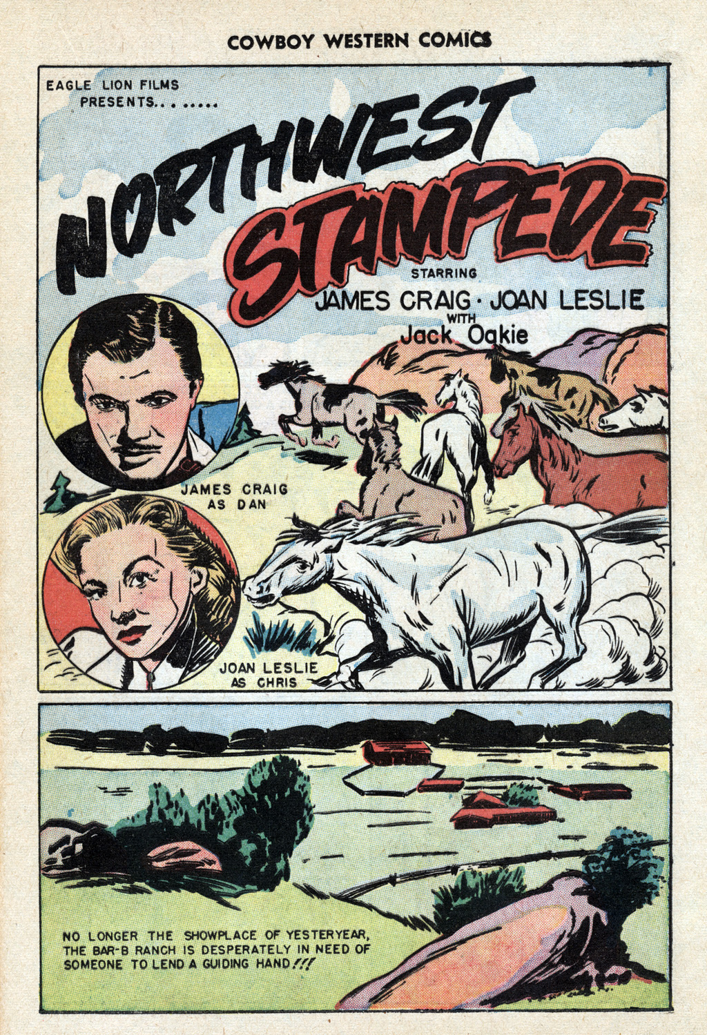 Read online Cowboy Western Comics (1948) comic -  Issue #25 - 21