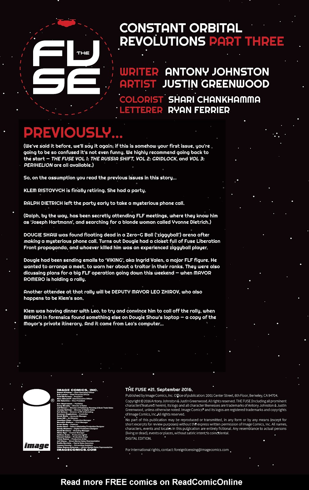 The Fuse issue 21 - Page 2