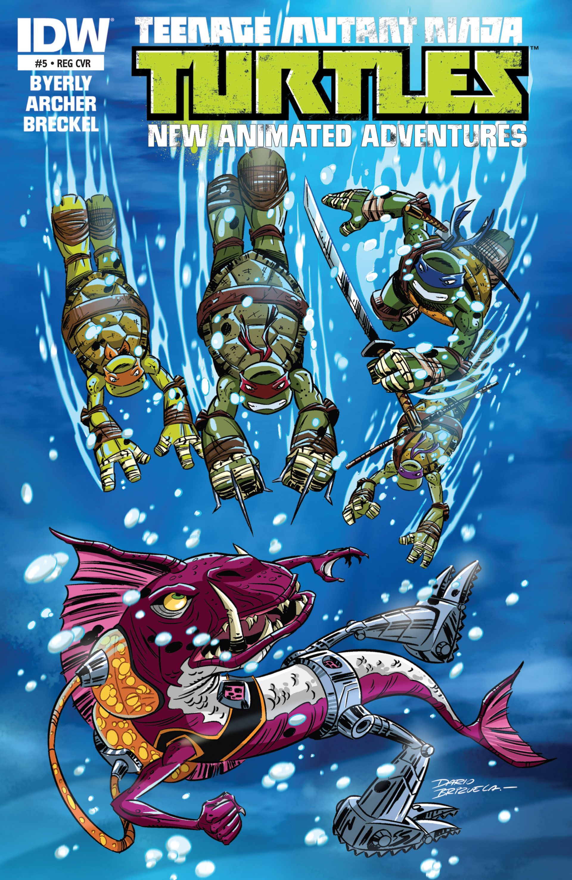Read online Teenage Mutant Ninja Turtles New Animated Adventures comic -  Issue #5 - 1