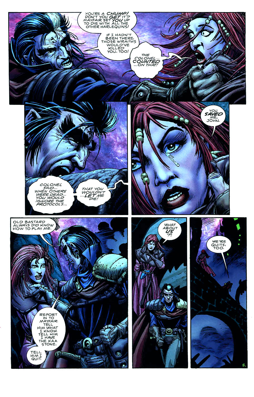 Read online Grimjack: Killer Instinct comic -  Issue #5 - 7