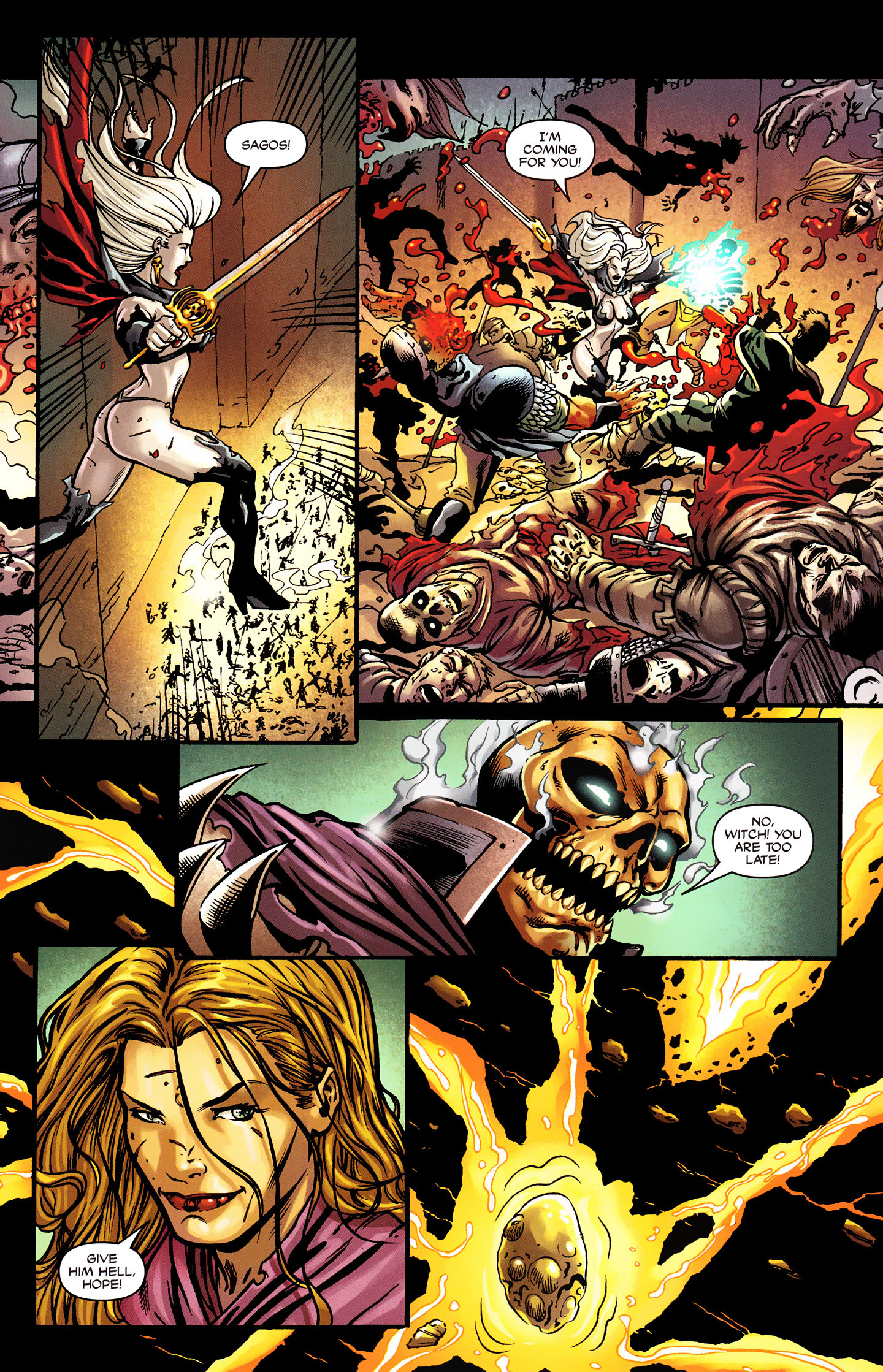Read online Lady Death: Origins - Cursed comic -  Issue #3 - 12