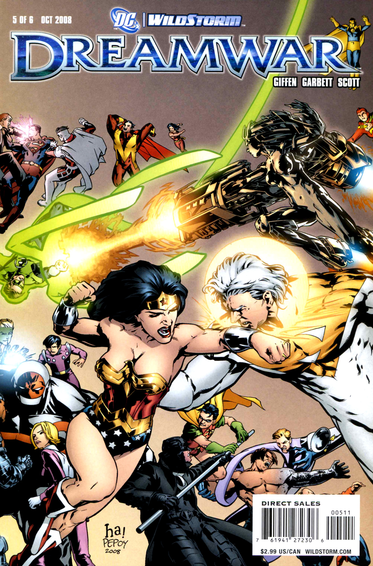 Read online DC/WS DreamWar comic -  Issue #5 - 1