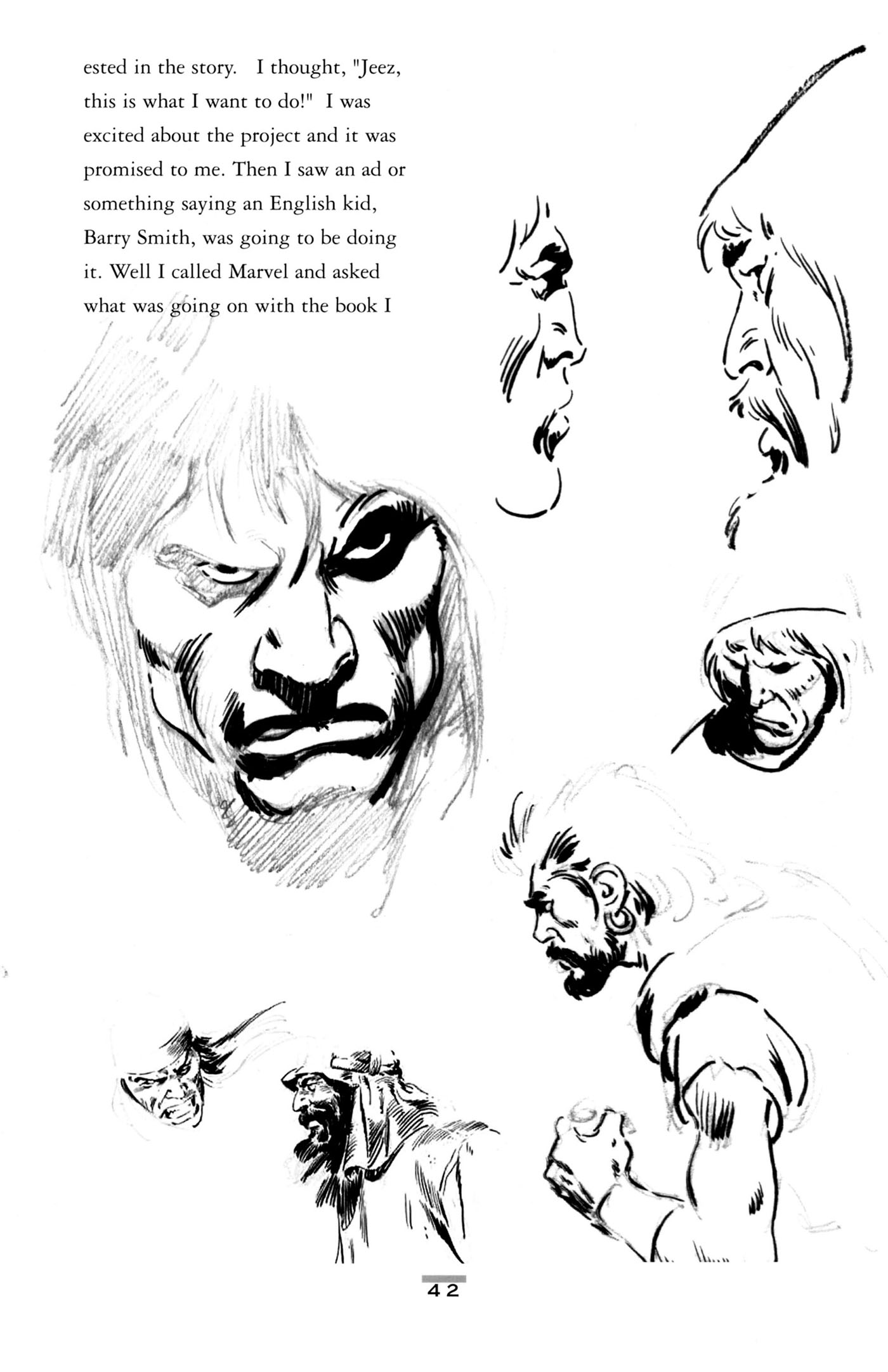 Read online John Buscema Sketchbook comic -  Issue # TPB - 44
