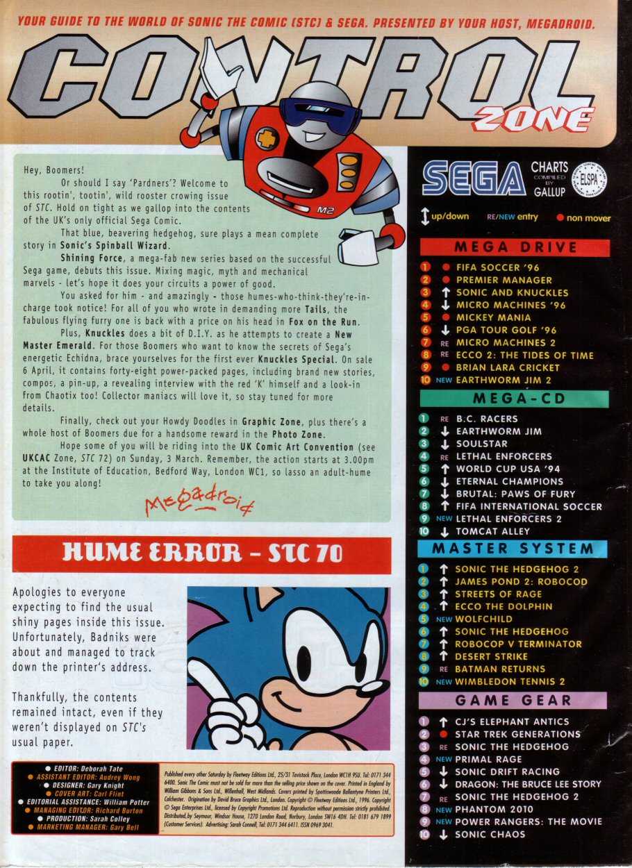 Read online Sonic the Comic comic -  Issue #73 - 2