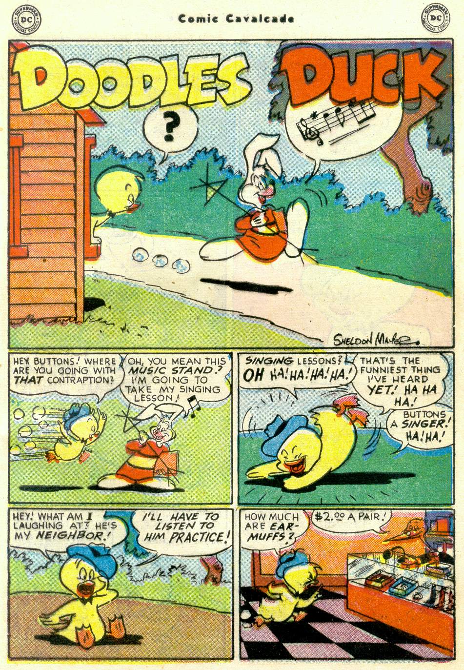 Read online Comic Cavalcade comic -  Issue #49 - 55