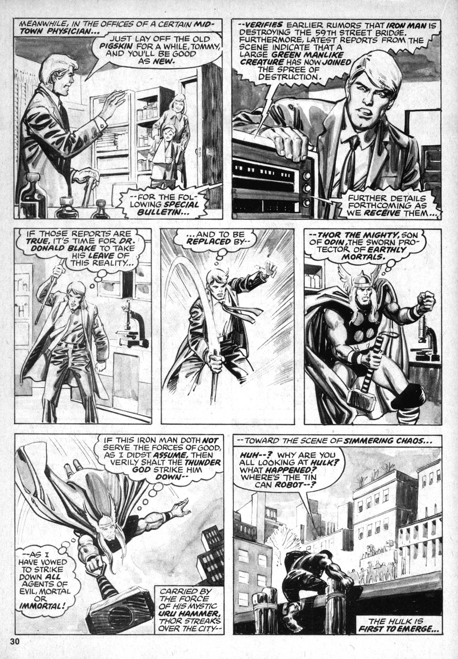 Read online The Rampaging Hulk comic -  Issue #8 - 30