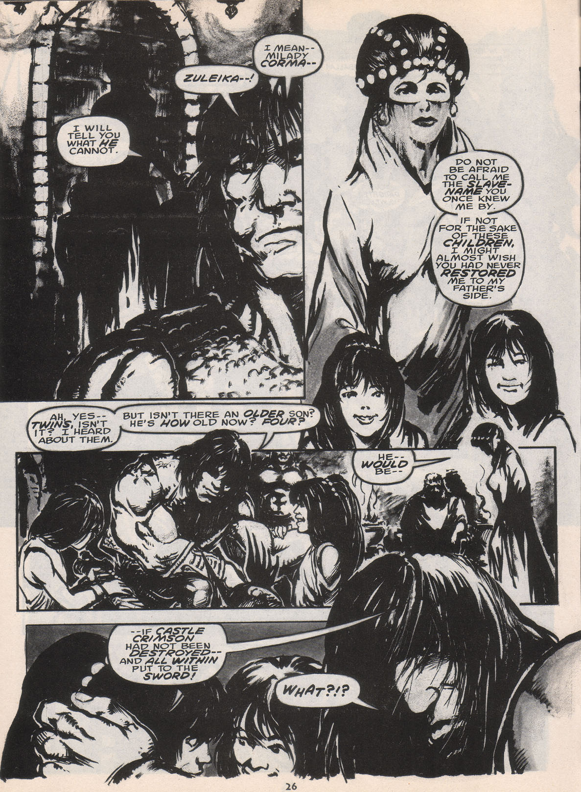 Read online The Savage Sword Of Conan comic -  Issue #222 - 27