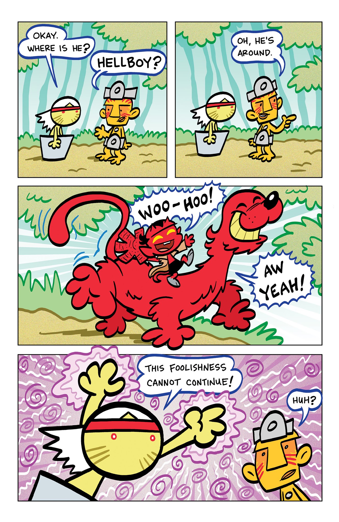 Read online Itty Bitty Hellboy: The Search for the Were-Jaguar! comic -  Issue #2 - 16