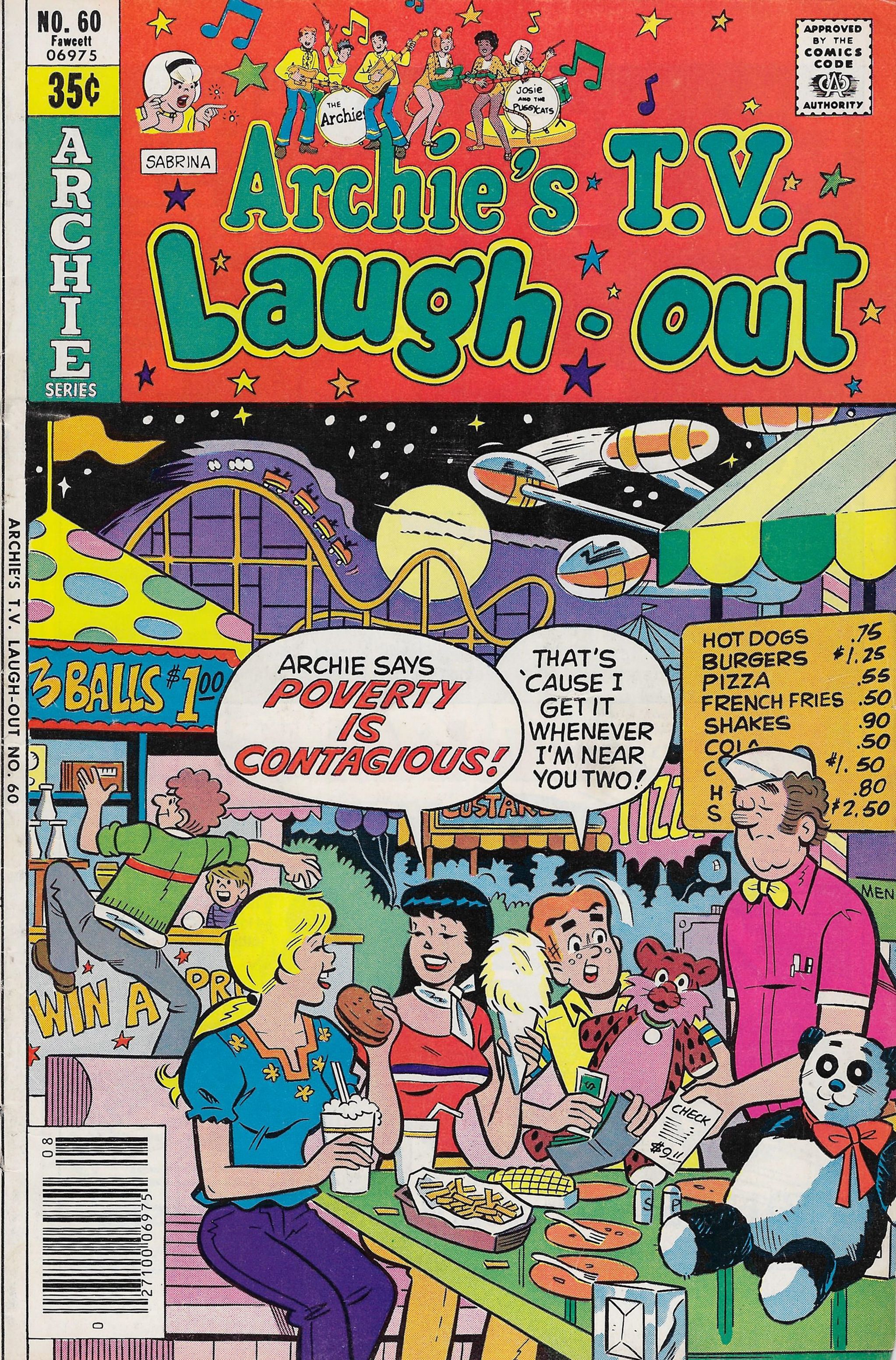 Read online Archie's TV Laugh-Out comic -  Issue #60 - 1