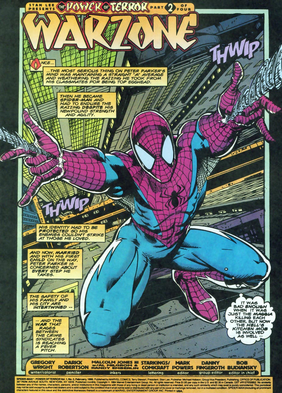 Read online Spider-Man: Power of Terror comic -  Issue #2 - 2